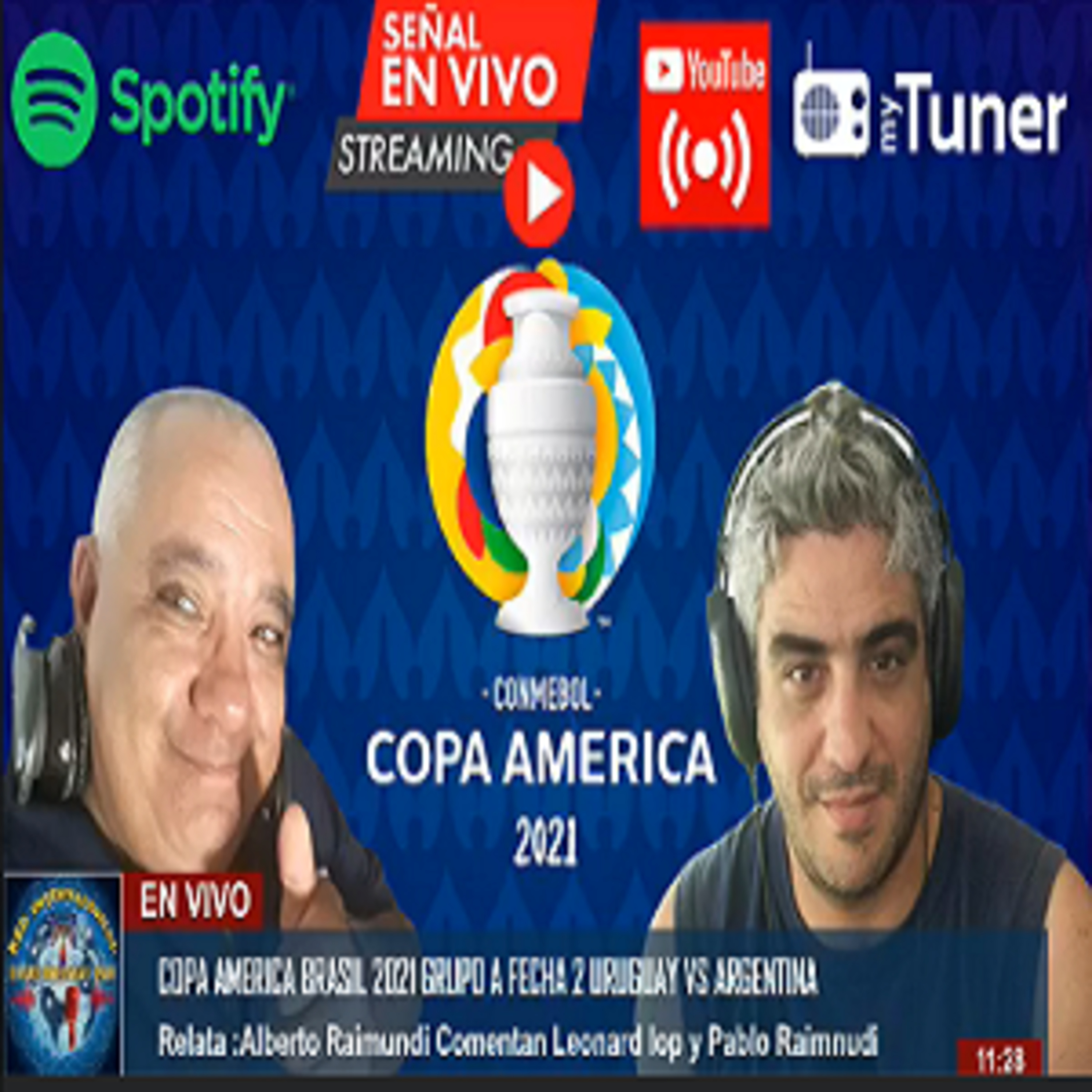 COPA AMERICA BRASIL 2021 GRUPO A FECHA 2 URUGUAY VS ARGENTINA episode artwork