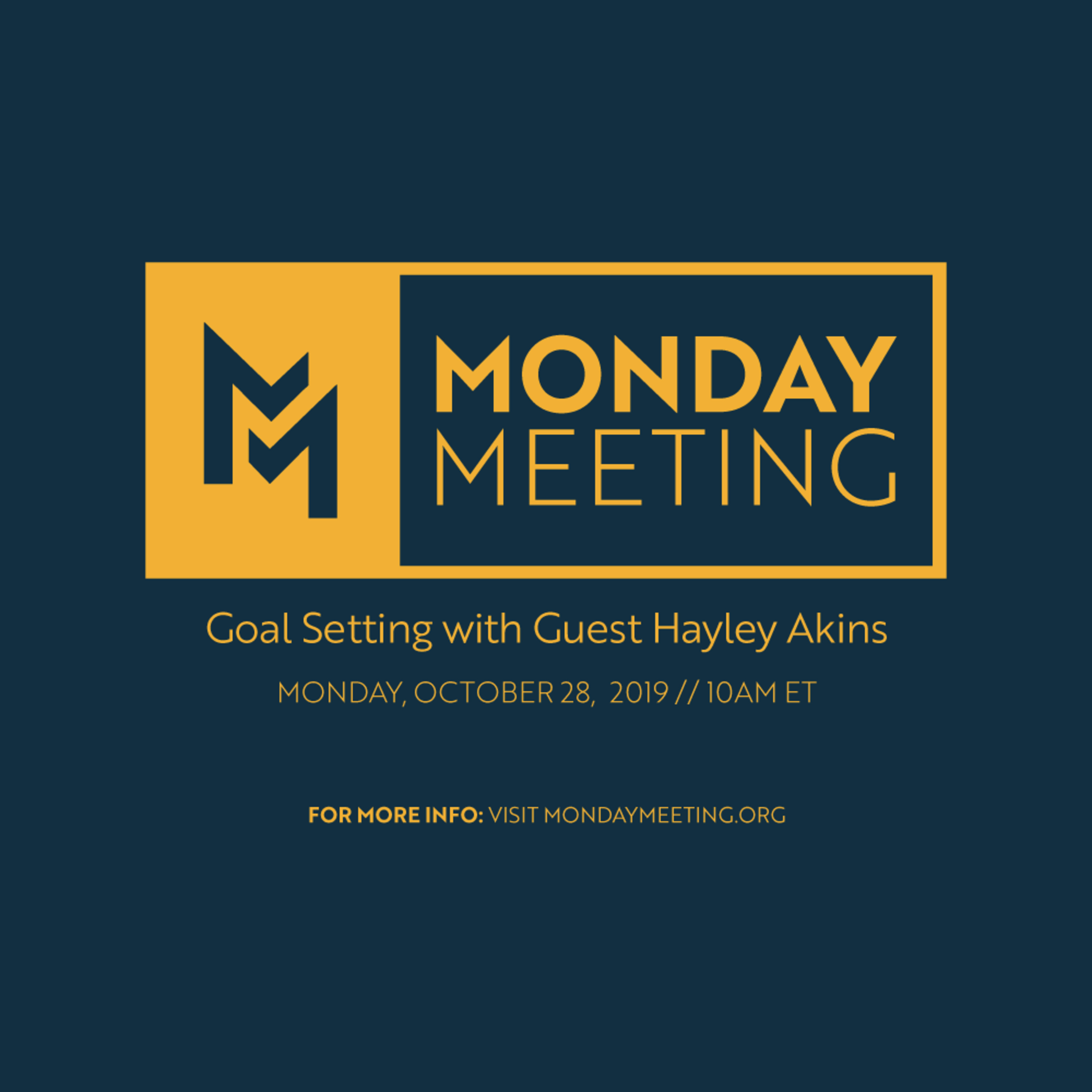 Monday Meeting