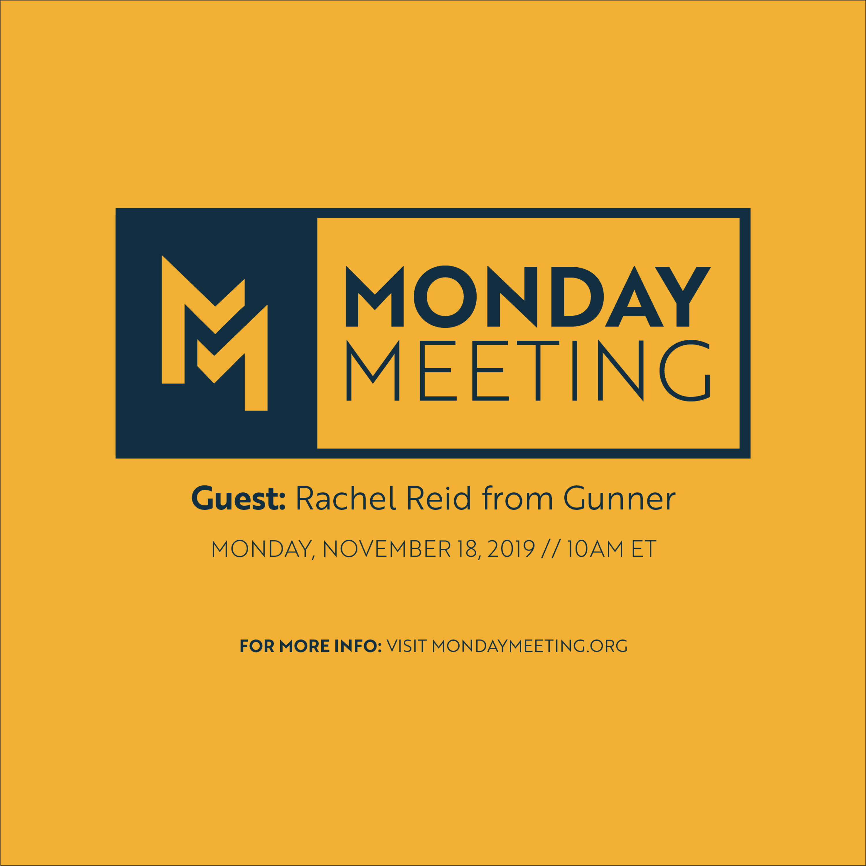 Monday Meeting