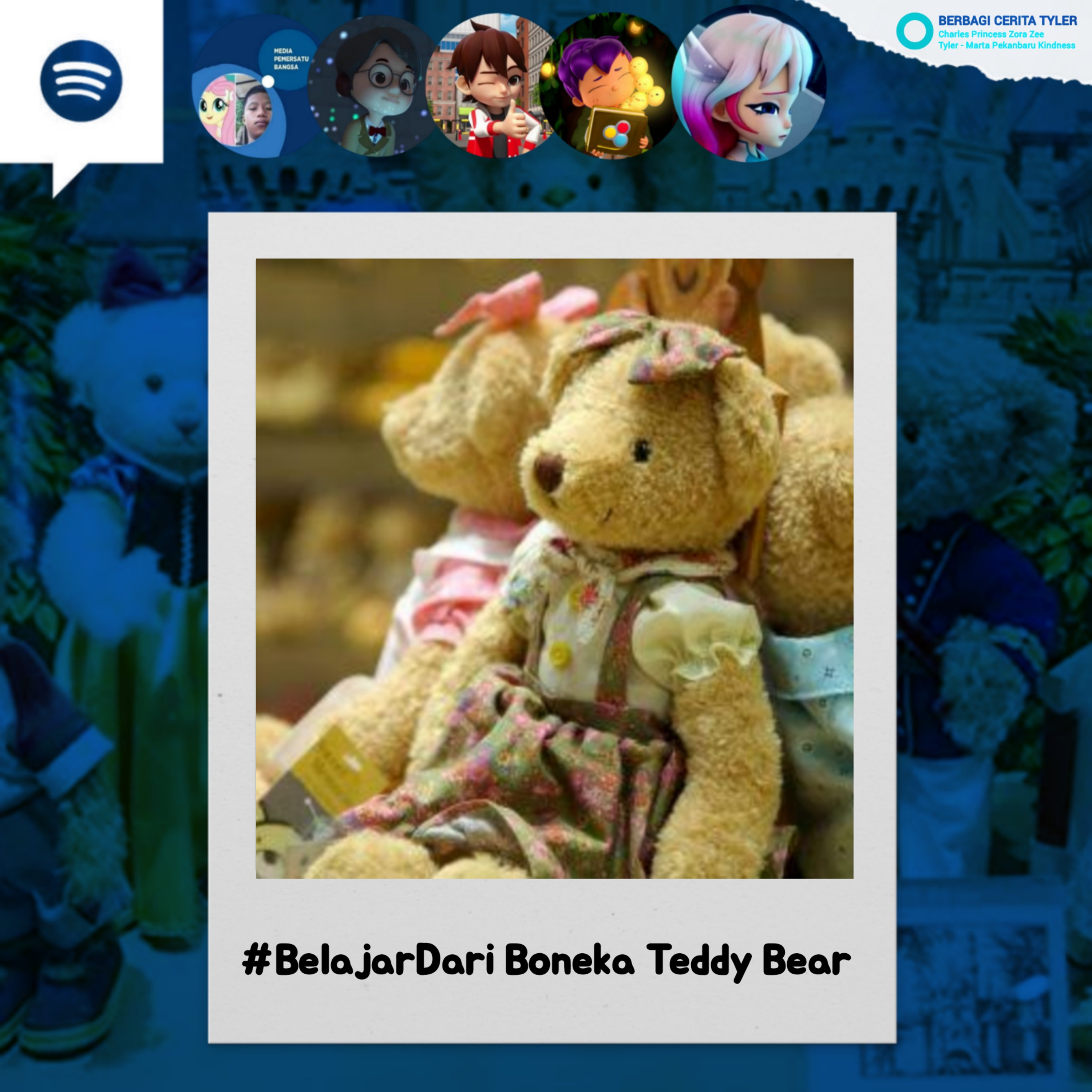 Teddy Bears Don't Need Hearts as they are Already Stuffed With Love #BelajarDari Boneka Teddy Bear episode artwork