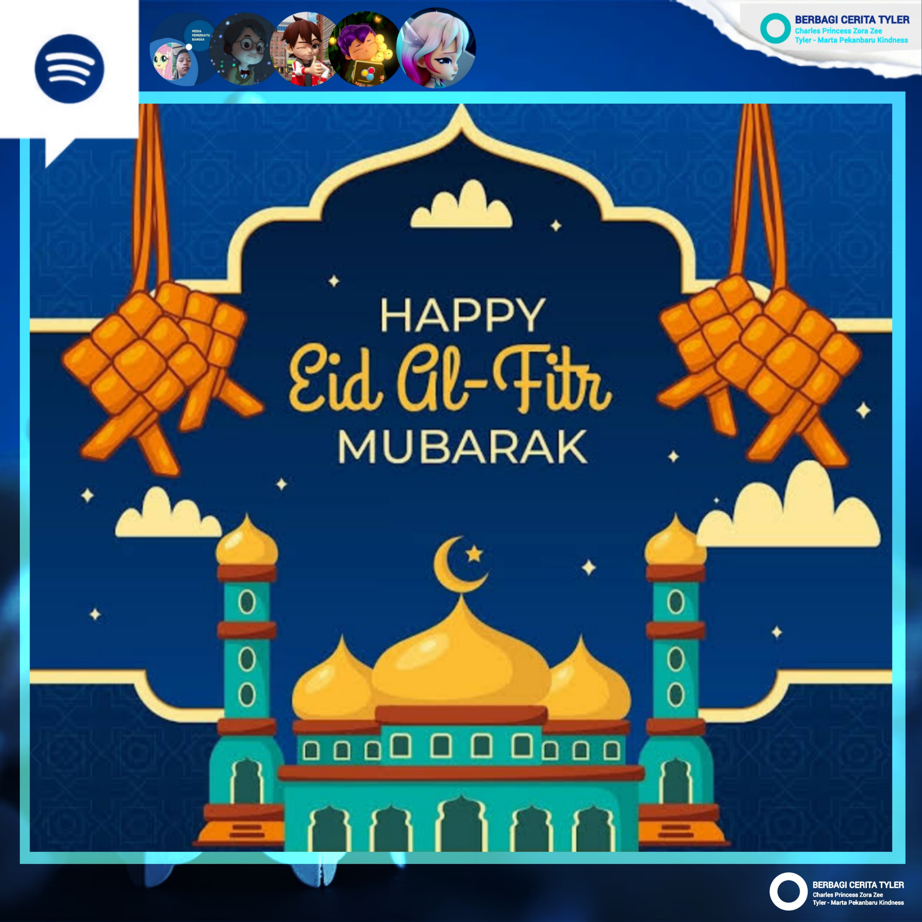BERBAGI CERITA TYLER Lebaran - Maafin Kami yaa Sahabat Tyler, SELAMAT HARI RAYA IDUL FITRI! episode artwork