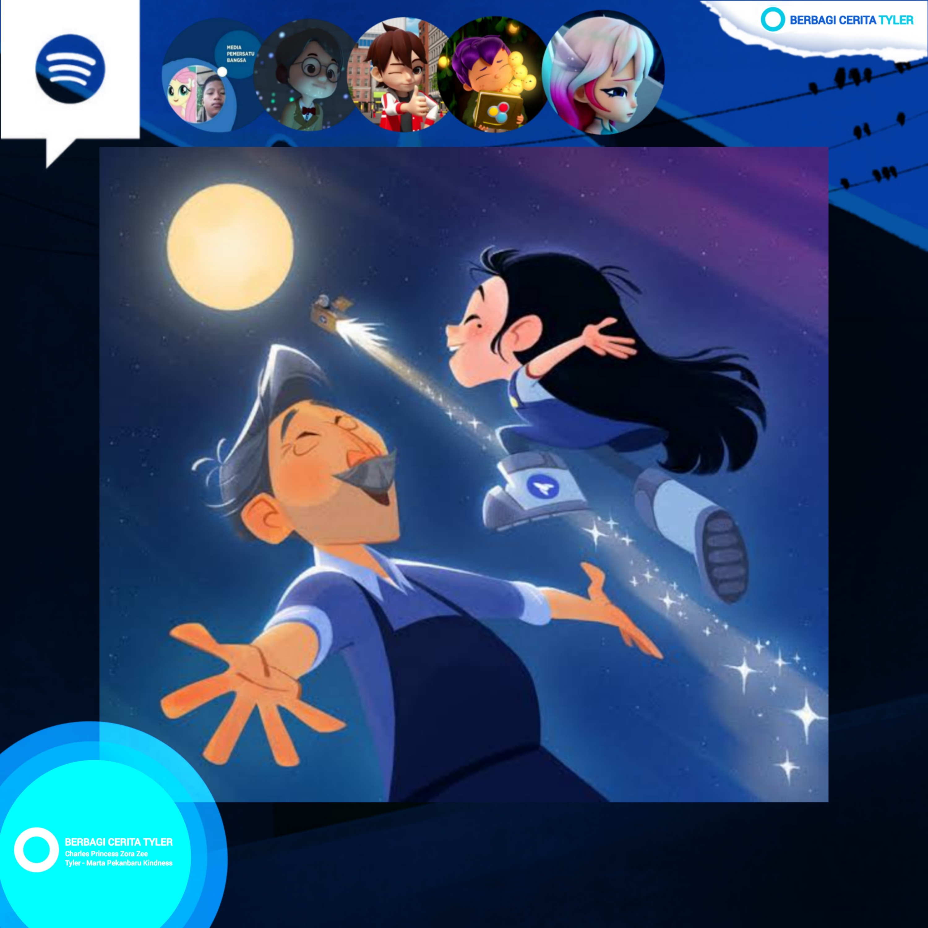 Kisah Seorang Putri Bernama Luna Bercita-cita Menjadi Seorang Astronot - #BelajarDari One Small Step episode artwork