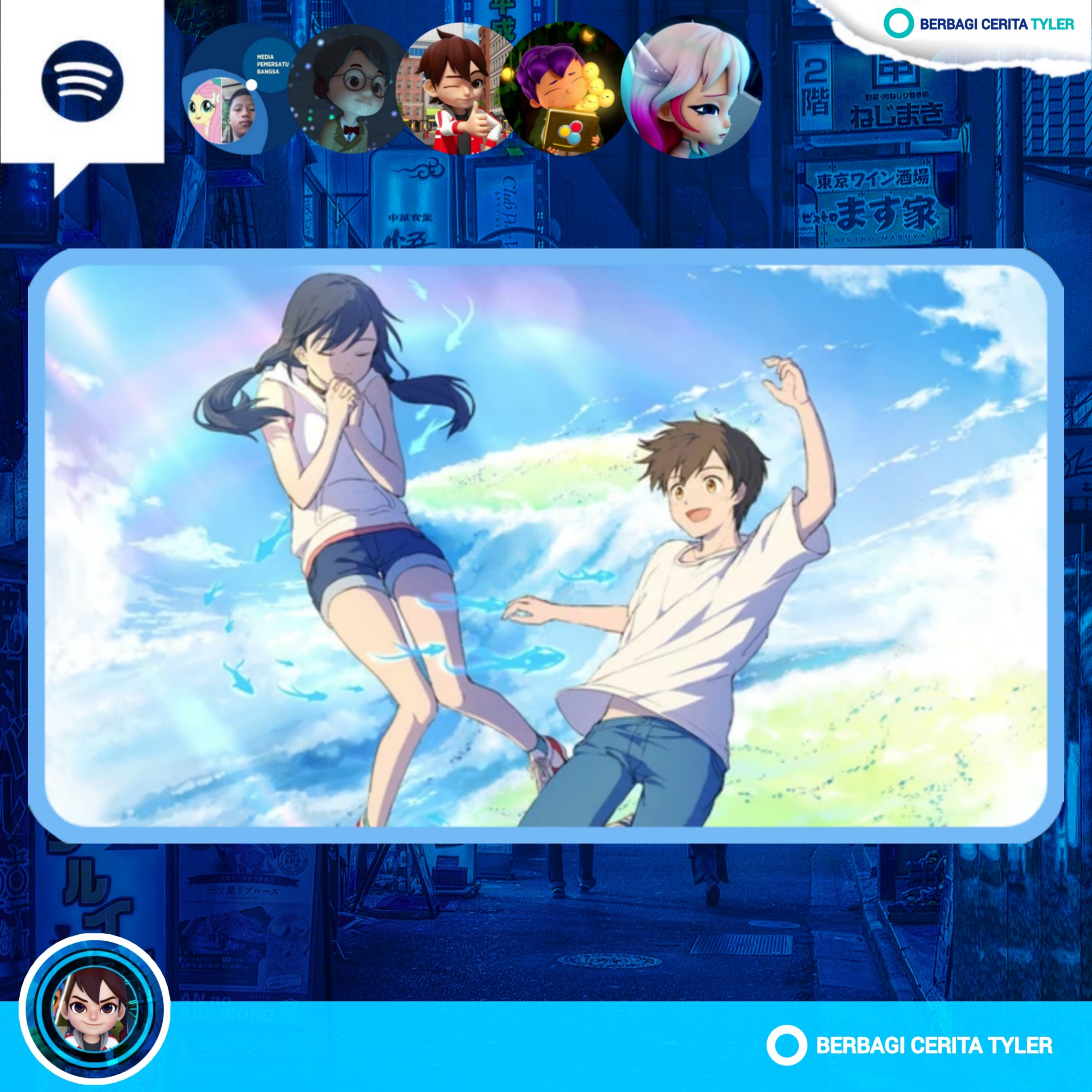 Kompilasi Gadis Sang Cerah, Ahli Sang Cuaca Hina Amano dari Weathering With You episode artwork