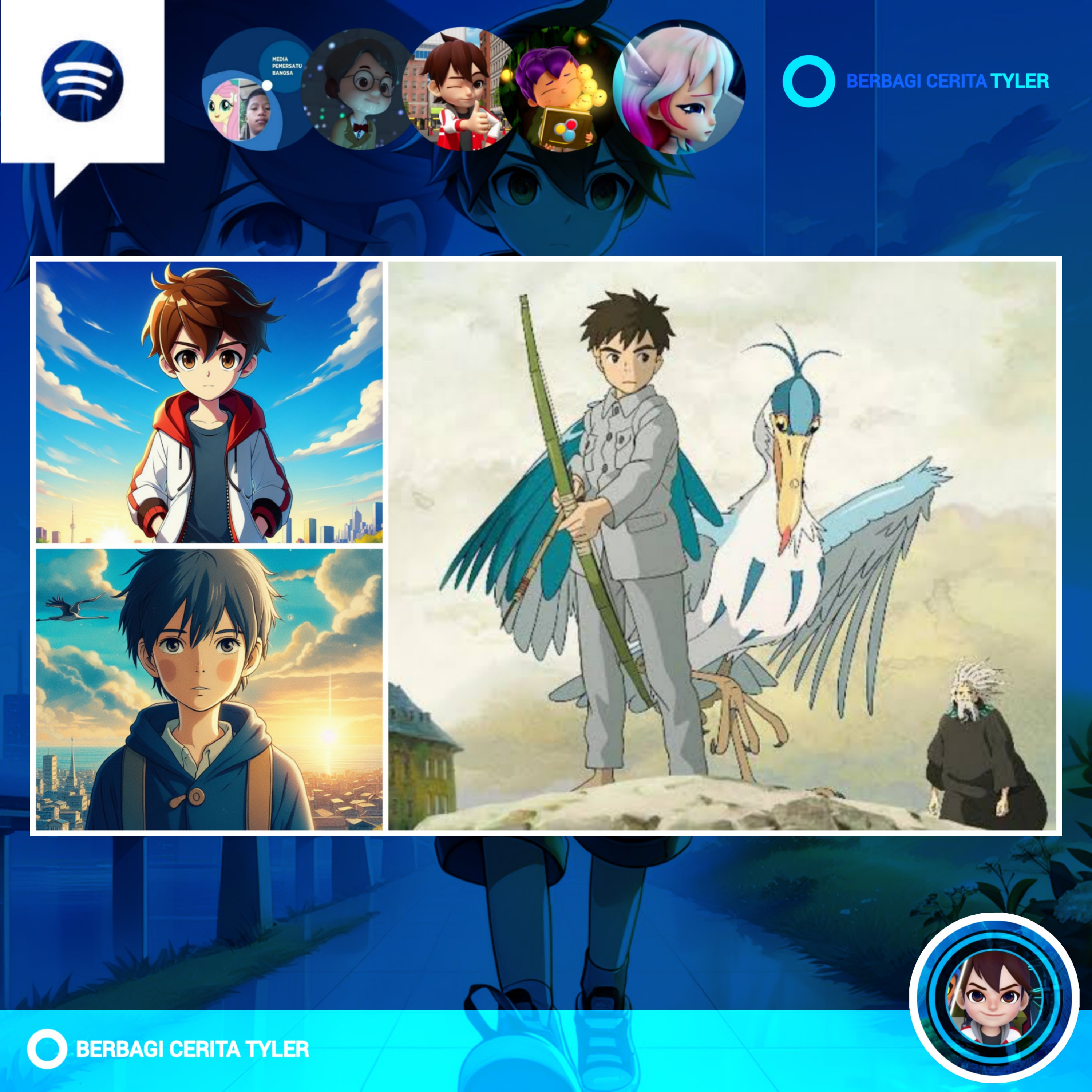 Bahas Review Film Terbaharu Hayao Miyazaki Studio Ghibli : The Boy And The Heron episode artwork
