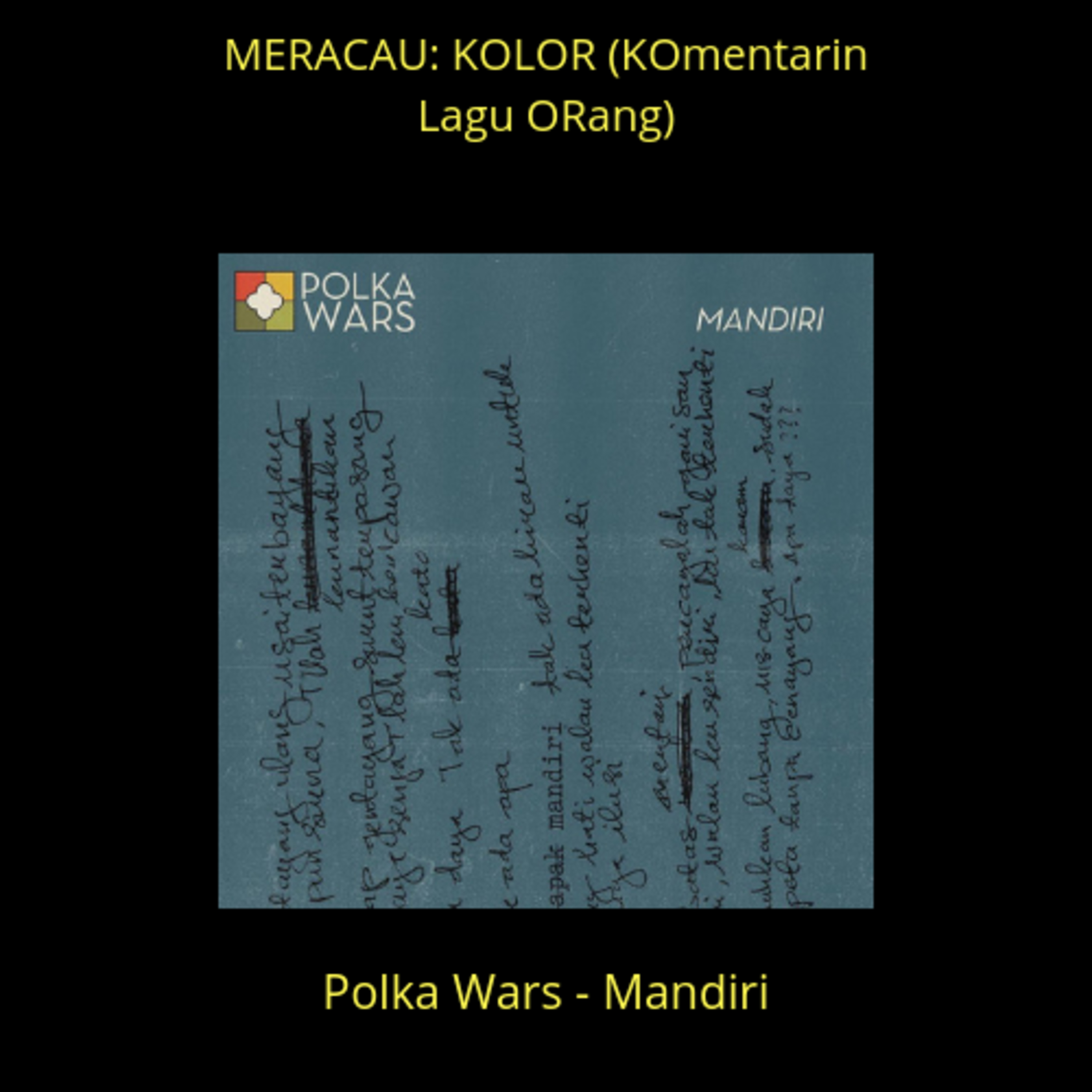 Meracau : Podcast by Muammar Syarif