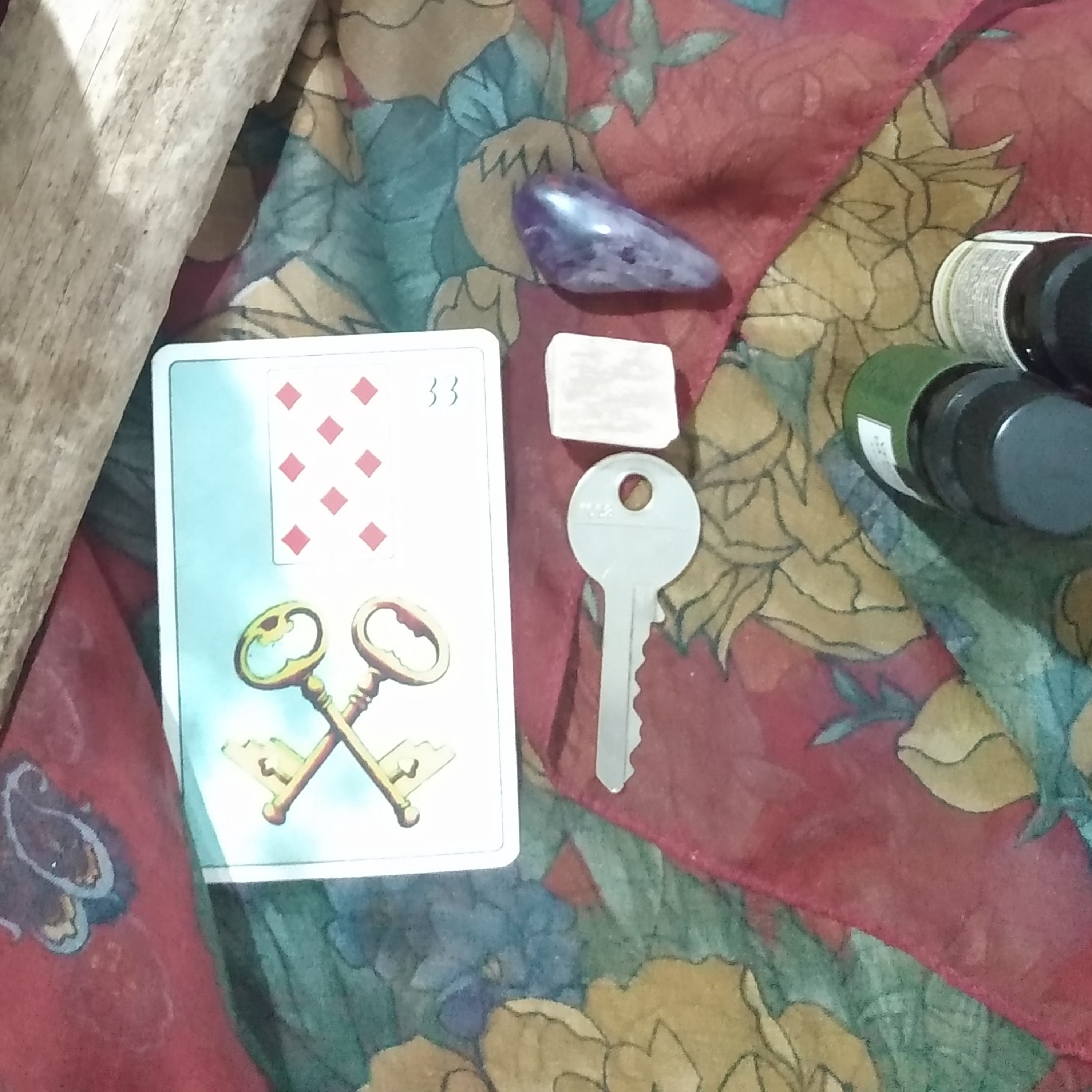 Mensagem da semana com a carta A chave - baralho lenormand 🌹