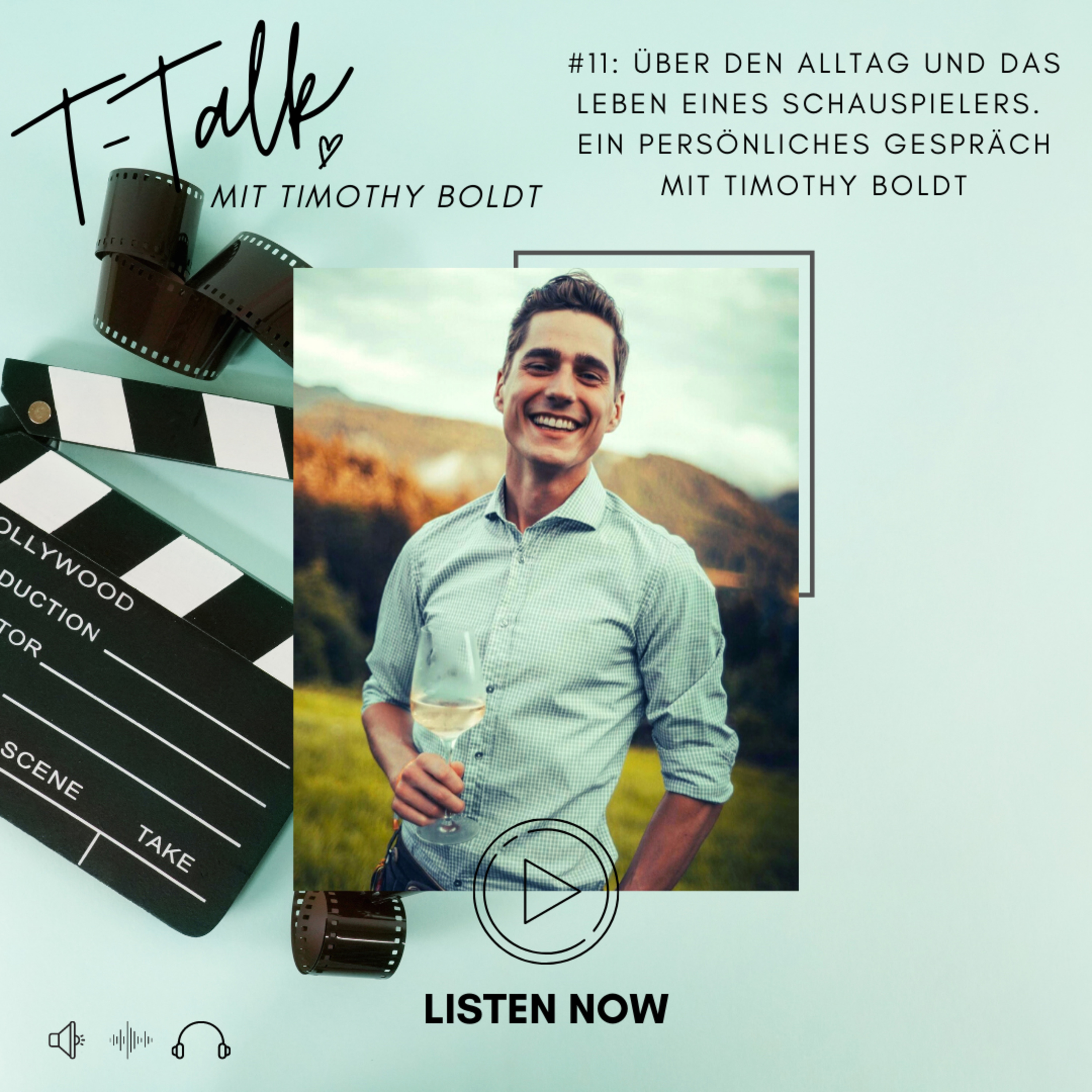 Über den Alltag und das Leben eines Schauspielers. Ein persönliches Gespräch mit dem Unter Uns Schauspieler Timothy Boldt.