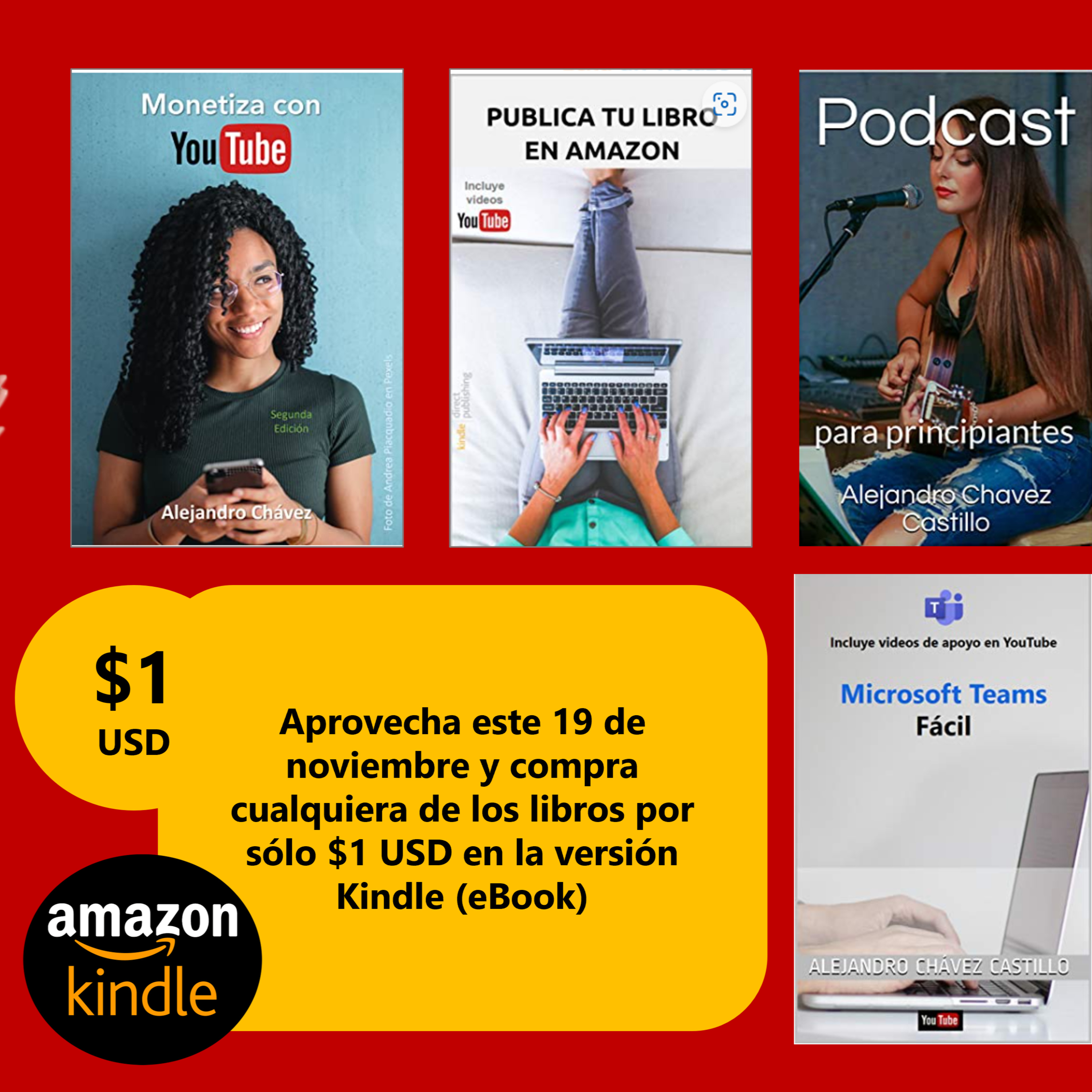 Compra mis libros a sólo 1 dólar el 19 de noviembre episode artwork