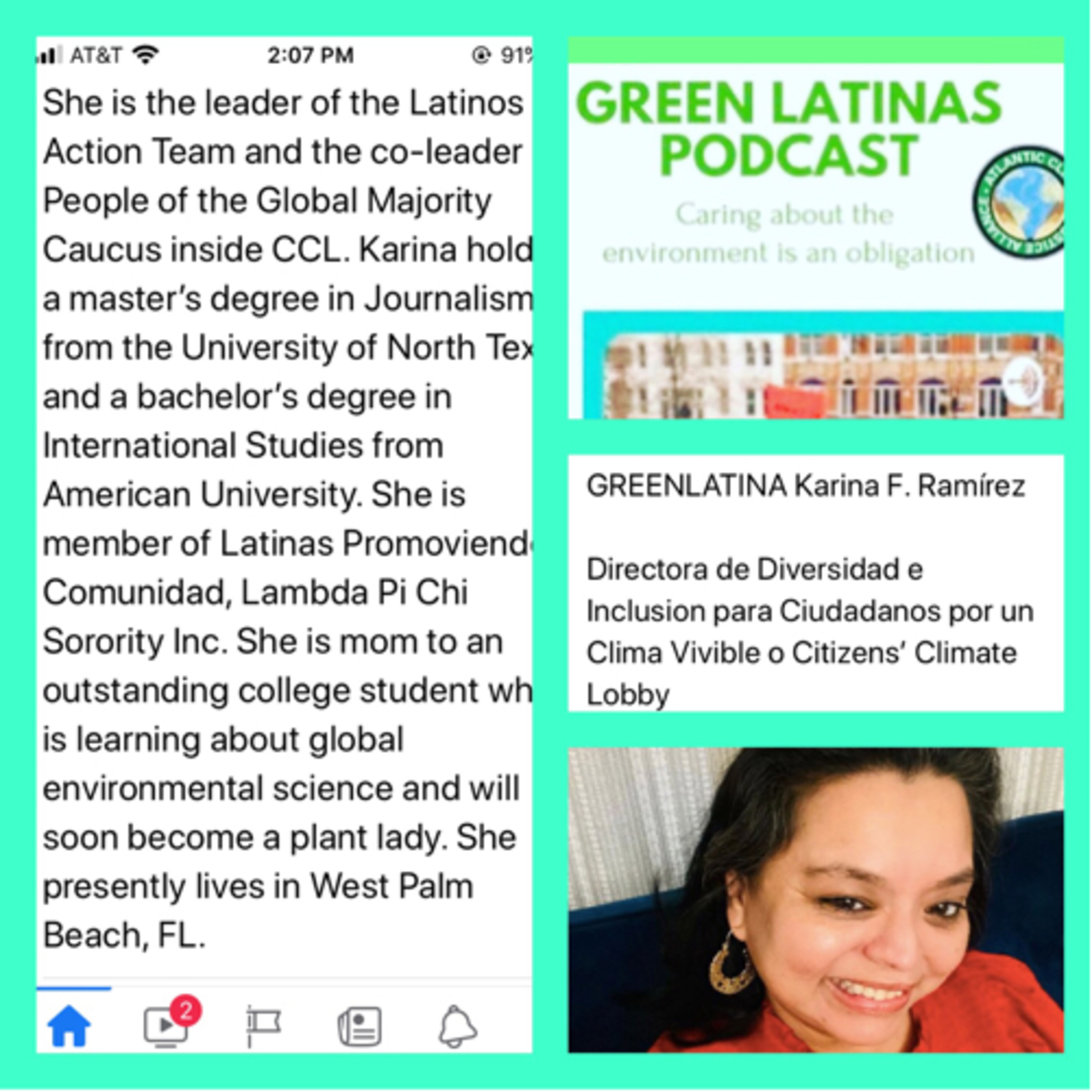 Green Latinas (Bilingual Space)