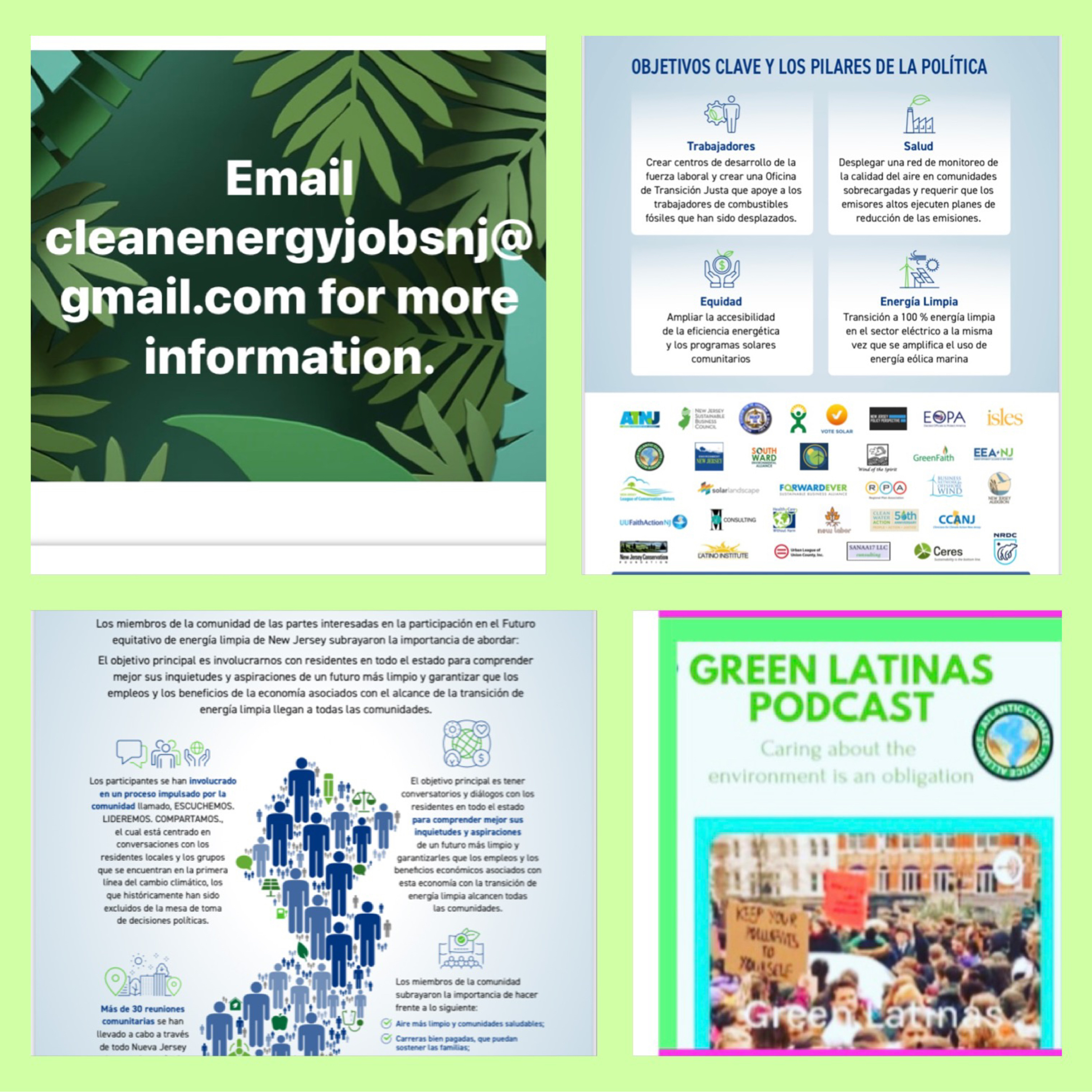 Green Latinas (Bilingual Space)