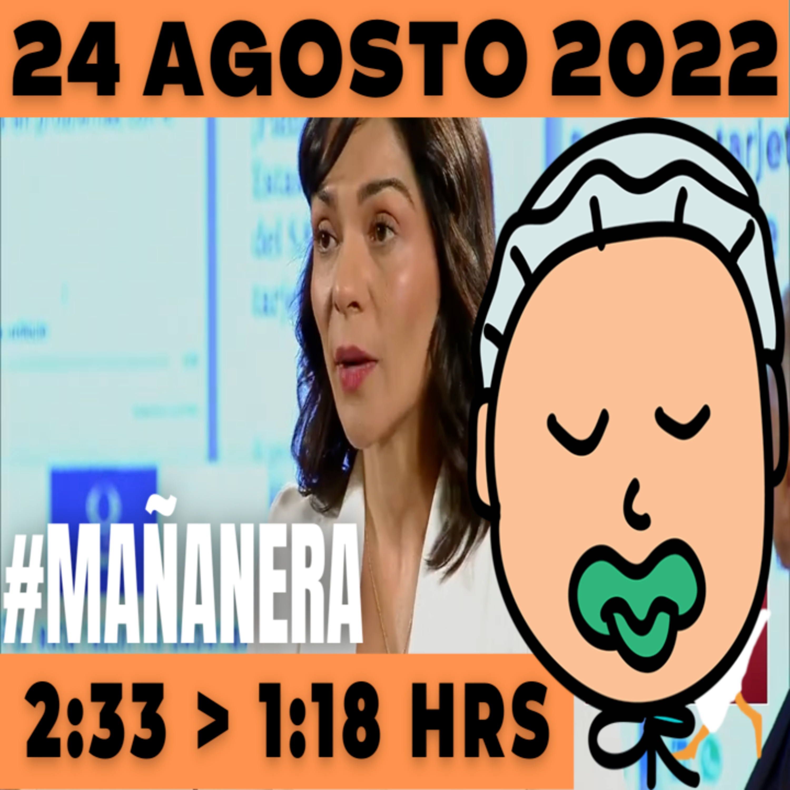 💩🐣👶 #AMLITO | La mañanera en minutos | Miércoles 24 de Agosto 2022 | El ganso veloz | De 2:33 a 1:18. episode artwork