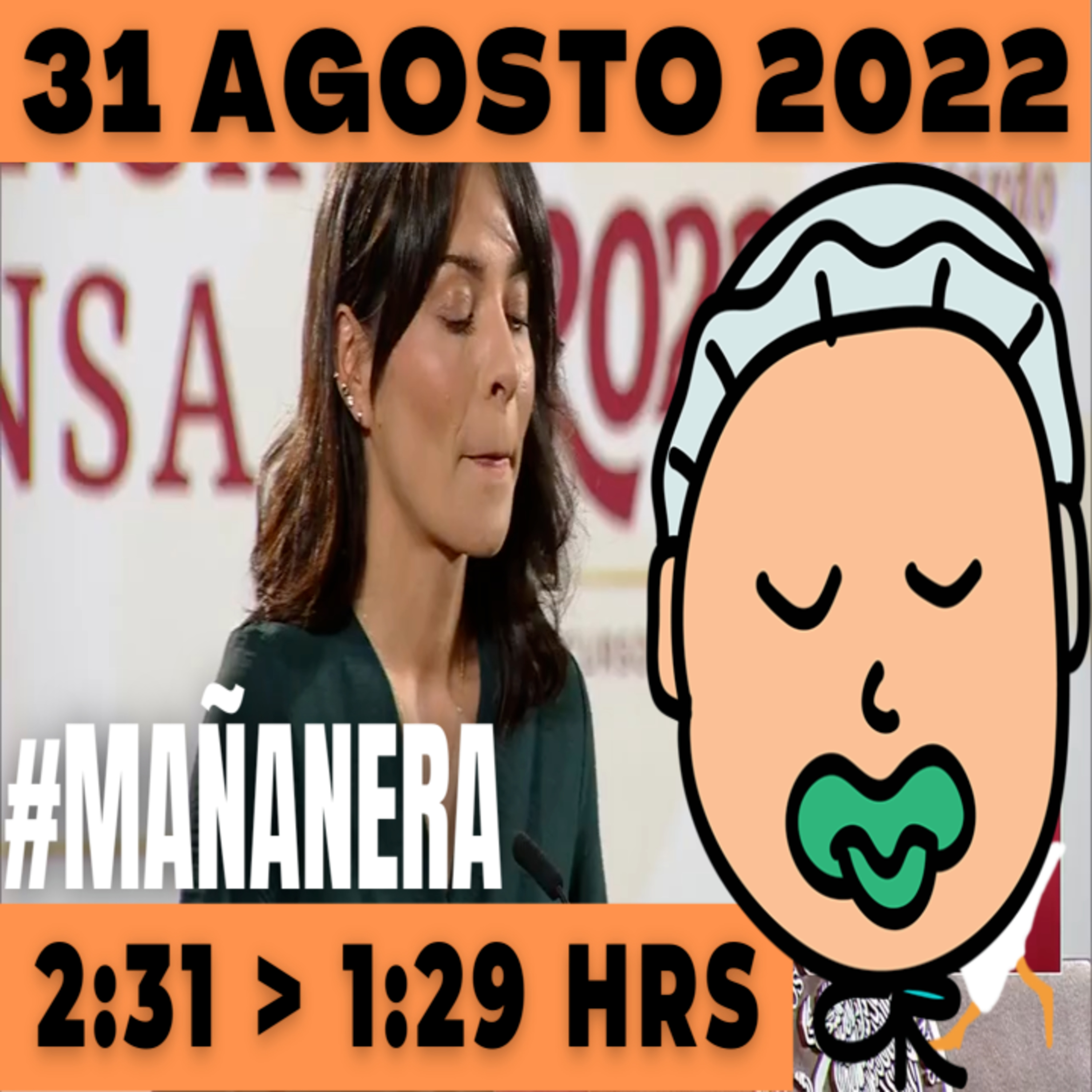 💩🐣👶 #AMLITO | La mañanera en minutos | Miércoles 31 de Agosto 2022 | El ganso veloz | De 2:31 a 1:29. episode artwork
