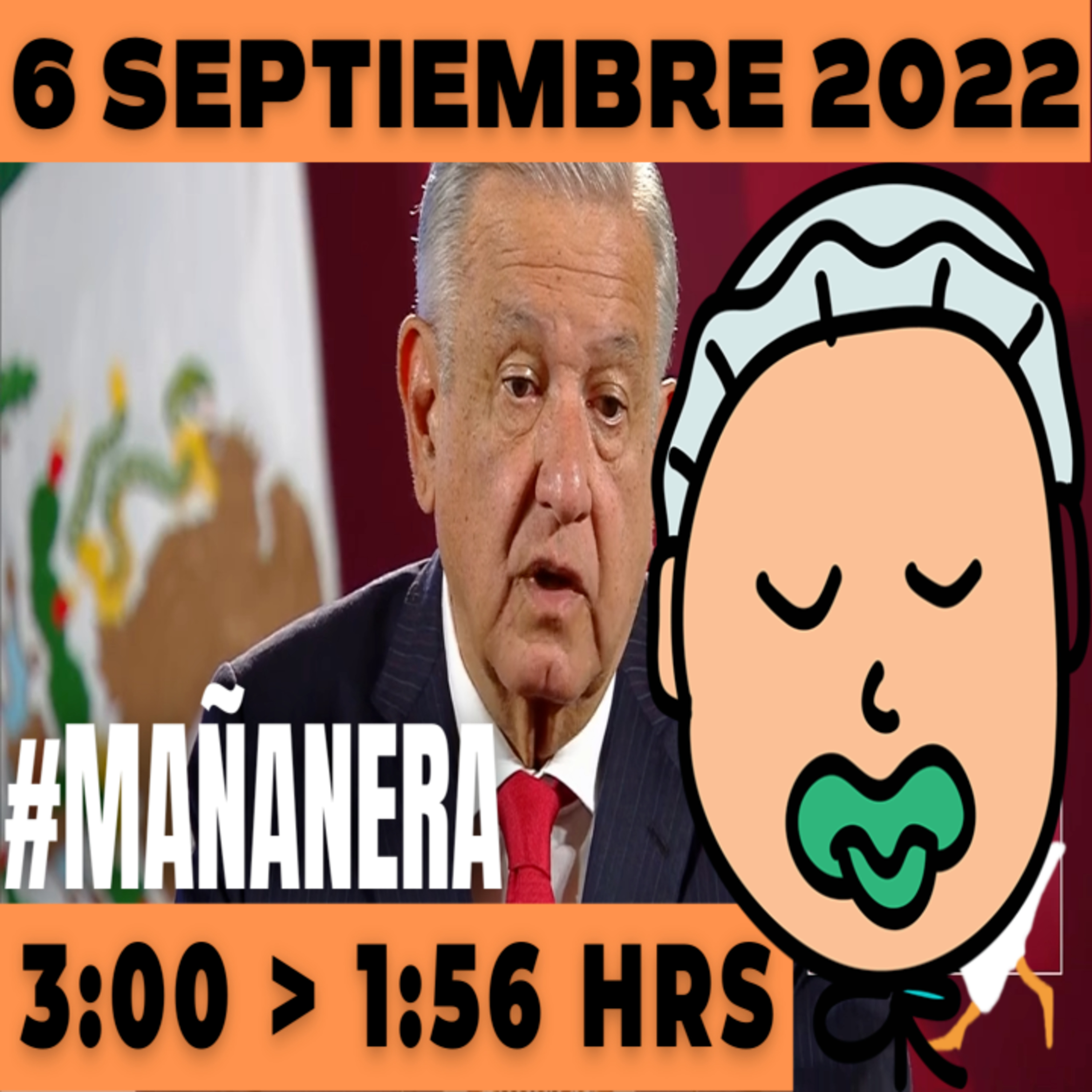 💩🐣👶 #AMLITO | La mañanera en minutos | Martes 6 de Septiembre 2022 | El gansito veloz | De 3:00 a 1:56. episode artwork