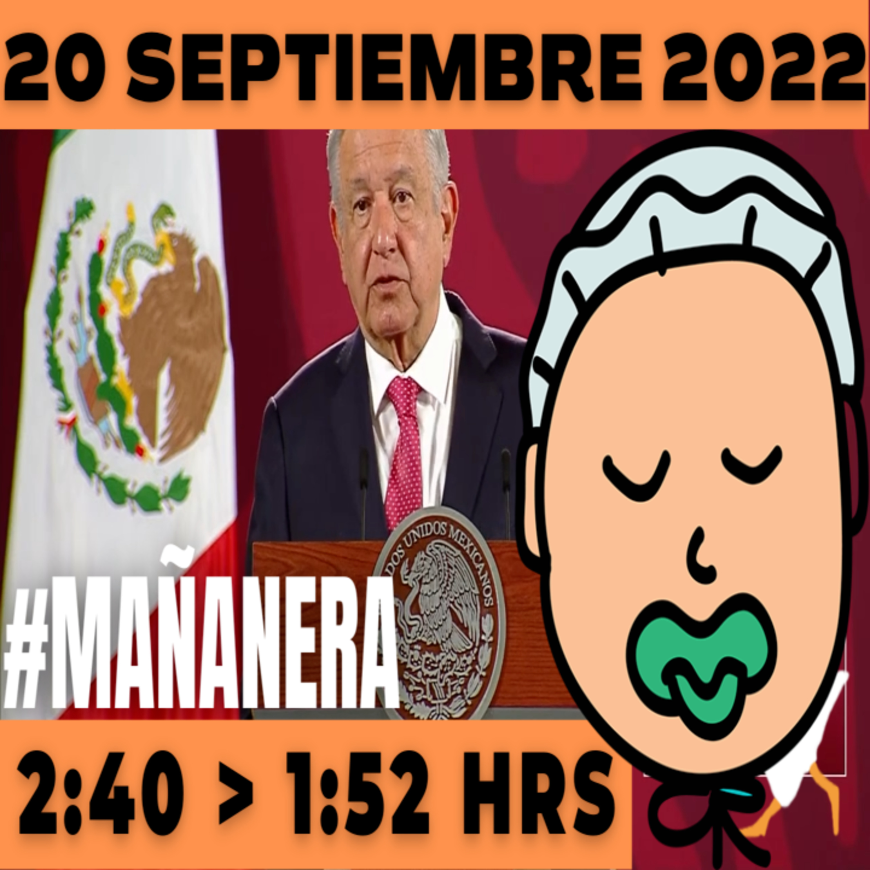 💩🐣👶 #AMLITO | La mañanera en minutos | Martes 20 de Septiembre 2022 | El gansito veloz | De 2:40 a 1:52. episode artwork