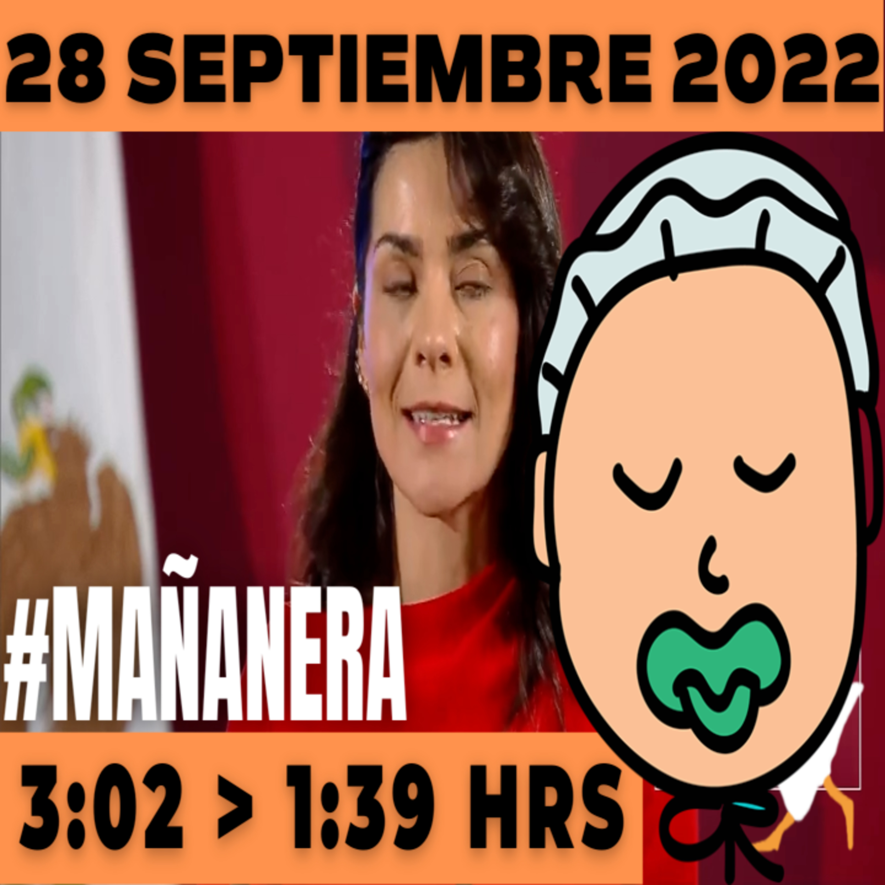 💩🐣👶 #AMLITO | La mañanera en minutos | Miércoles 28 de Septiembre 2022 | El gansito veloz | De 3:02 a 1:39. episode artwork
