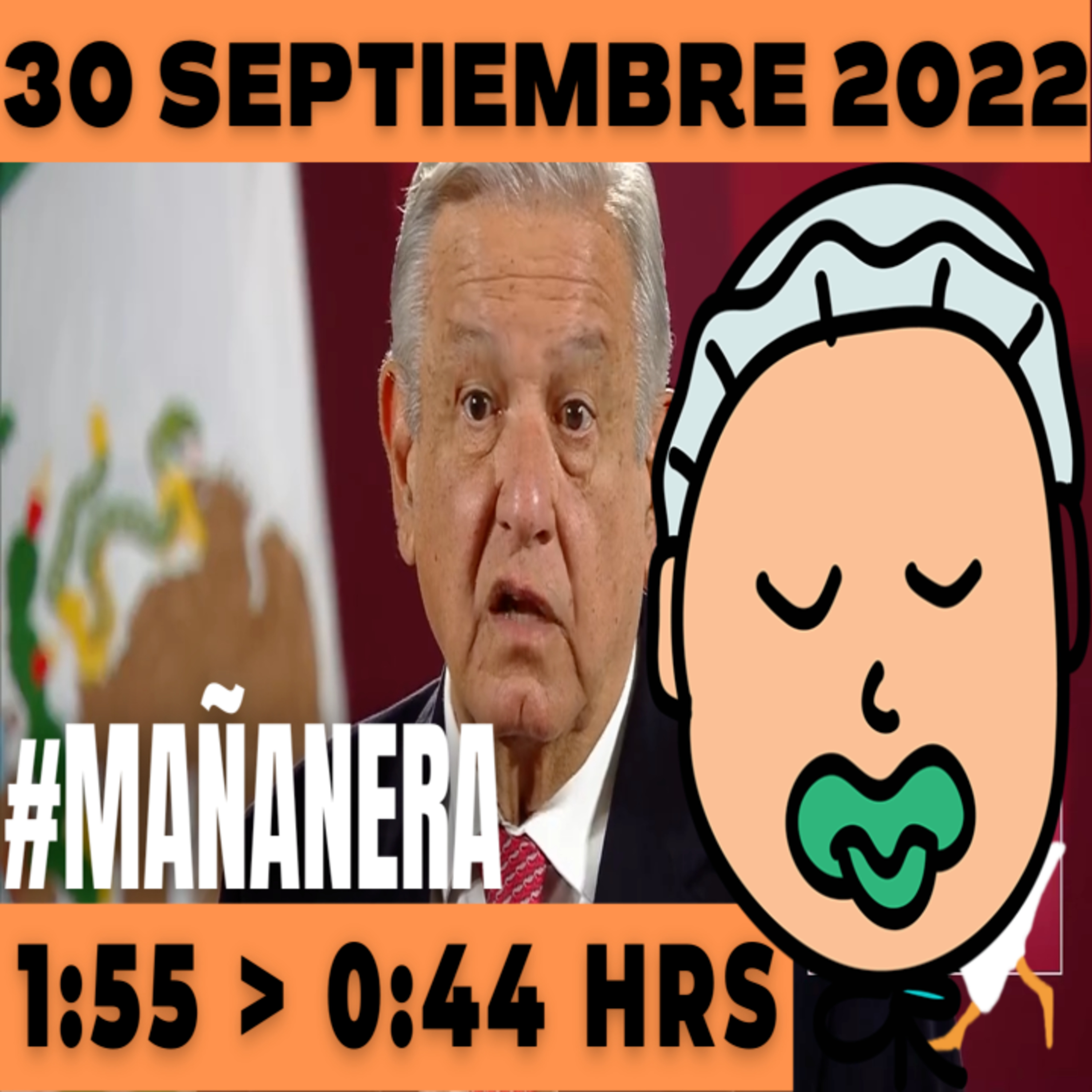 💩🐣👶 #AMLITO | La mañanera en minutos | Viernes 30 de Septiembre 2022 | El gansito veloz | De 1:55 a 0:43. episode artwork