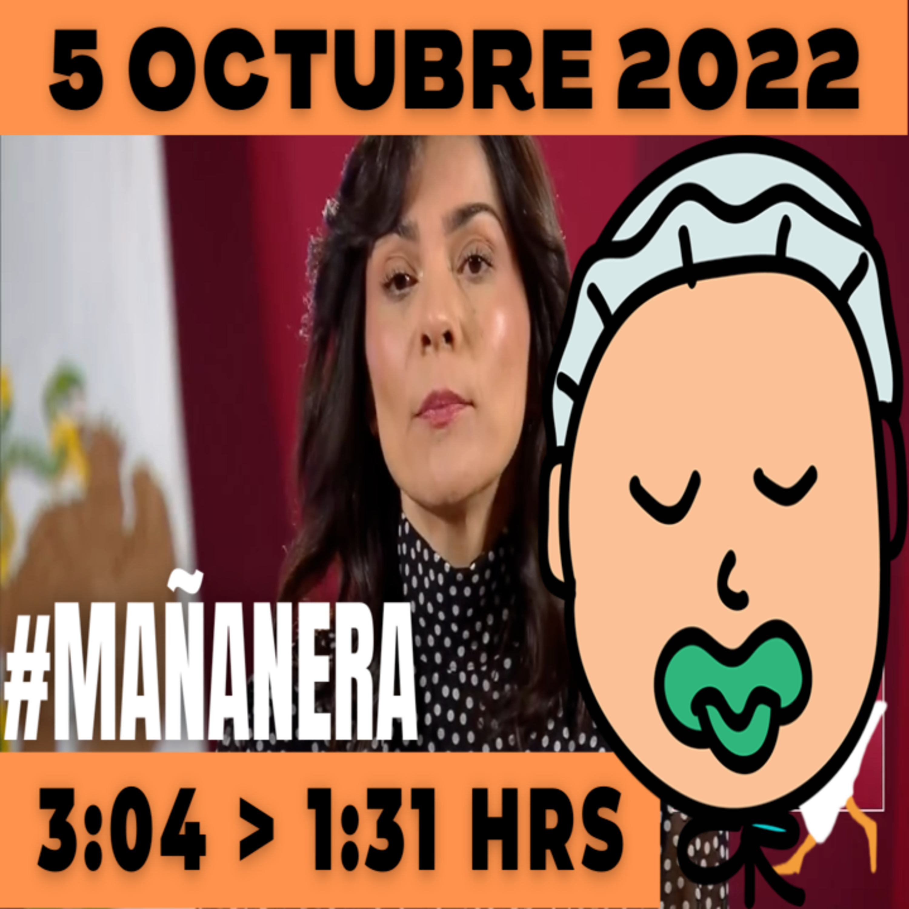 💩🐣👶 #AMLITO | La mañanera en minutos | Miércoles 5 de octubre 2022 | El gansito veloz | De 3:04 a 1:31. episode artwork