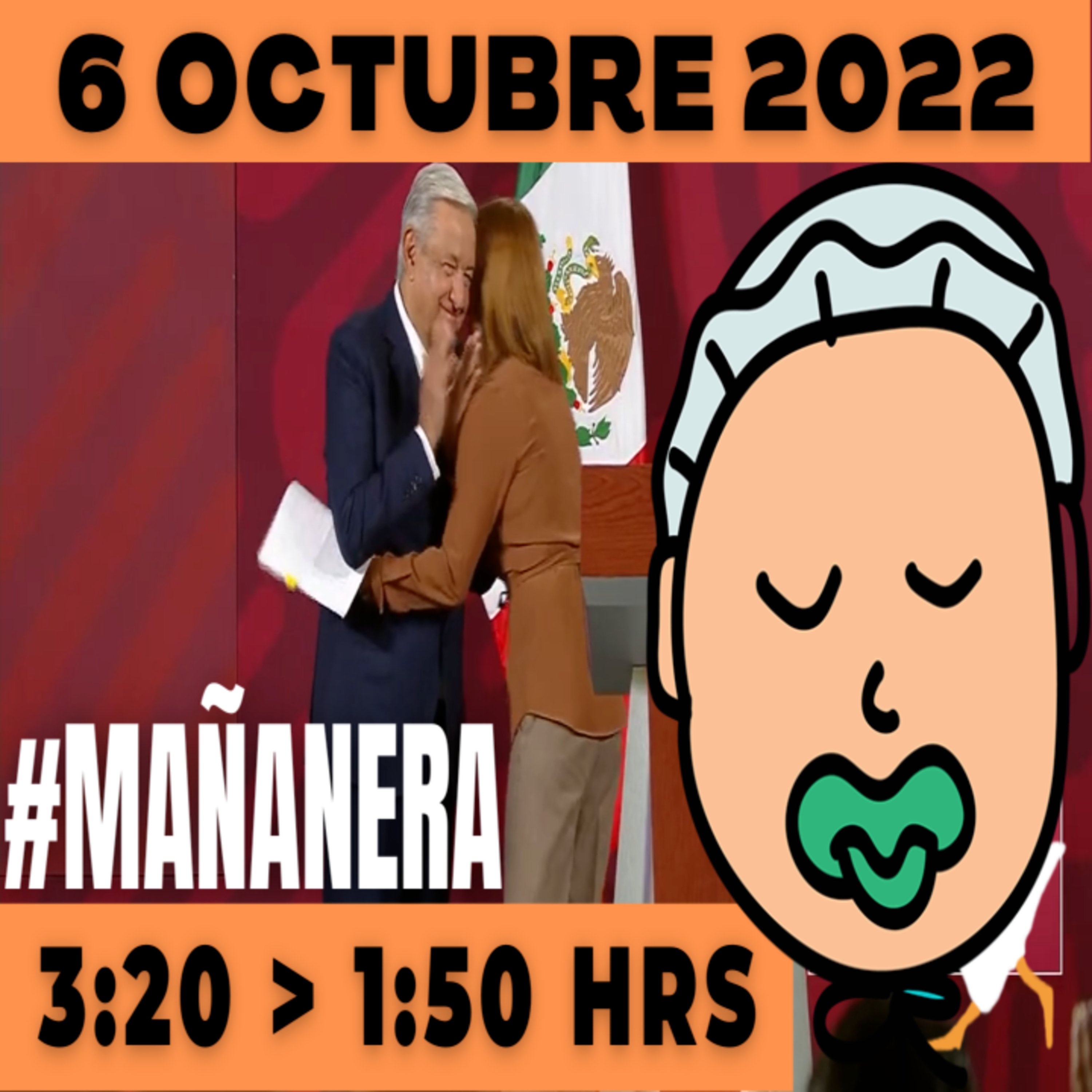 💩🐣👶 #AMLITO | La mañanera en minutos | Jueves 6 de octubre 2022 | El gansito veloz | De 3:20 a 1:50. episode artwork