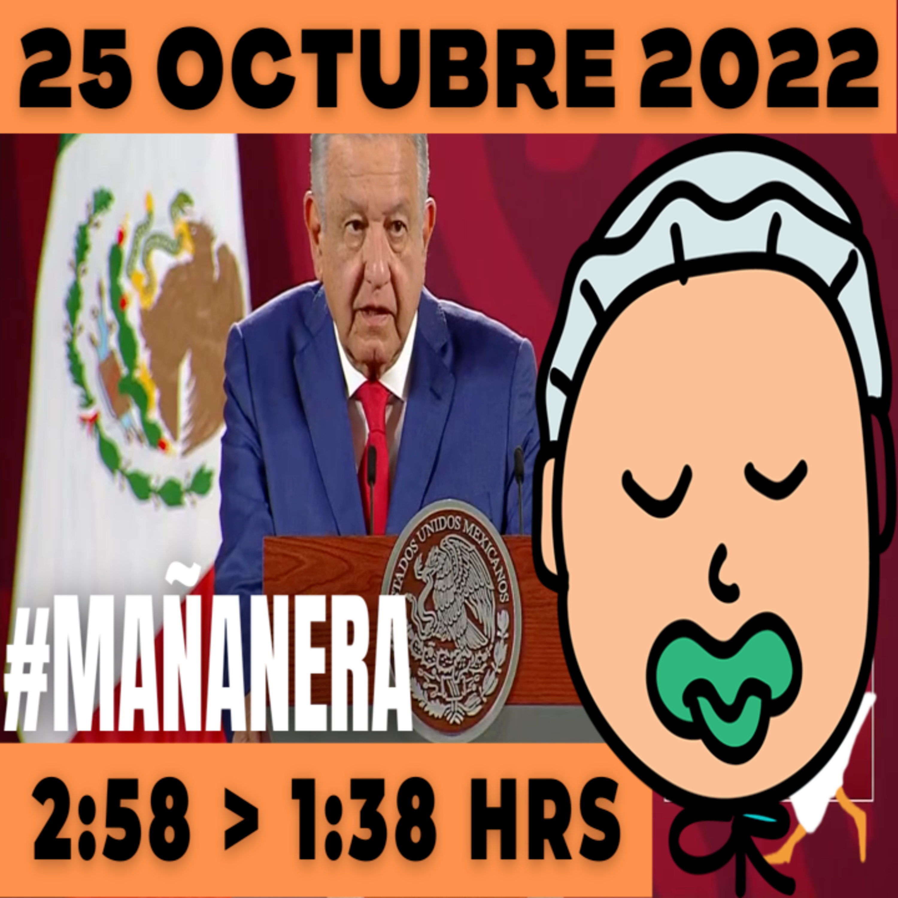 💩🐣👶 #AMLITO | Mañanera Martes 25 de Octubre 2022 | El gansito veloz. episode artwork