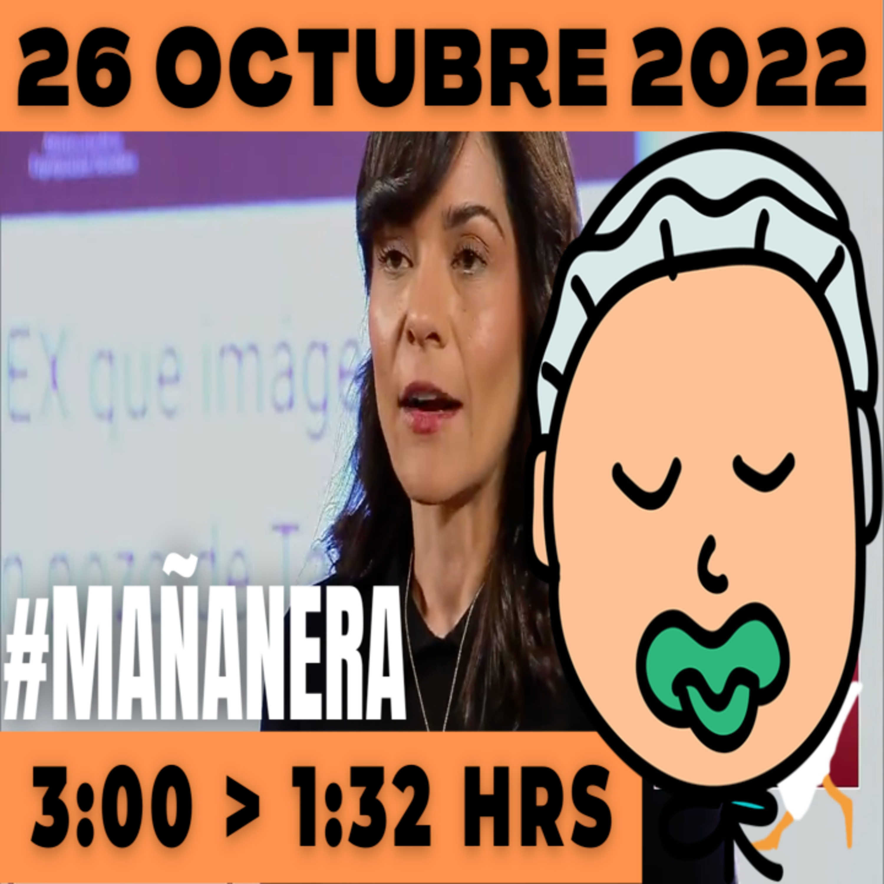 💩🐣👶 #AMLITO | Mañanera Miércoles 26 de Octubre 2022 | El gansito veloz | De 3:00 a 1:32. episode artwork
