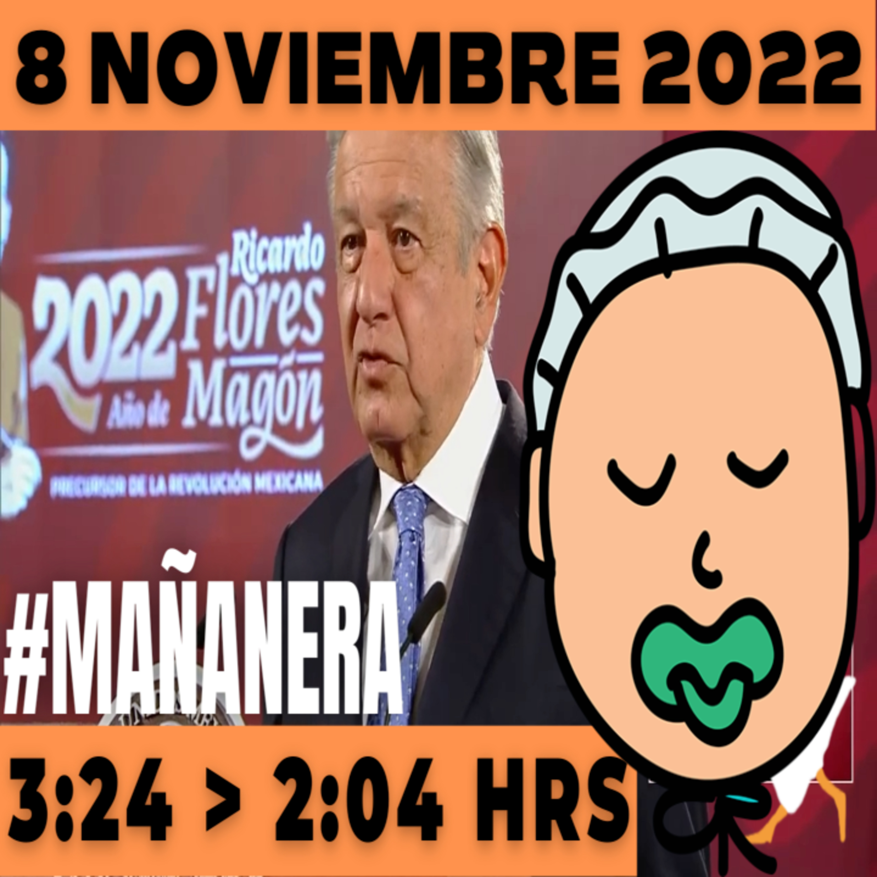 💩🐣👶 #AMLITO Mañanera Martes 8 de Noviembre de Noviembre 2022 | El gansito veloz | De 3:24 a 2:04. episode artwork