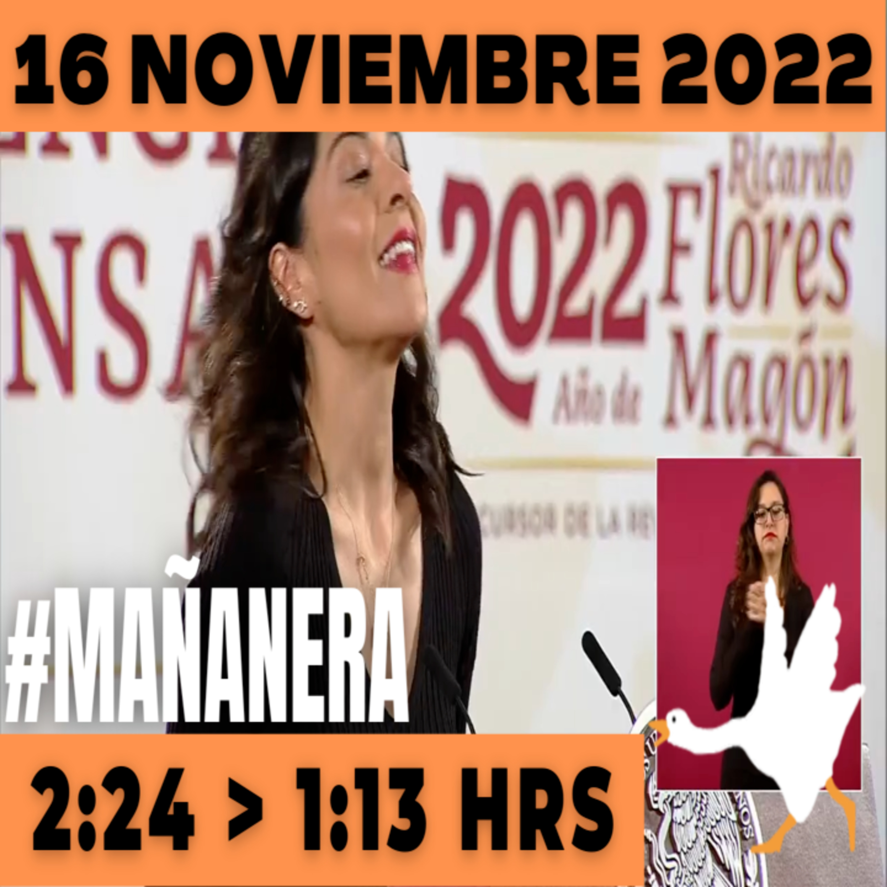 💩🐣 Conferencia de prensa matutina Miércoles 16 de Noviembre 2022 Presidente AMLO De De 2:24 a 1:13. episode artwork