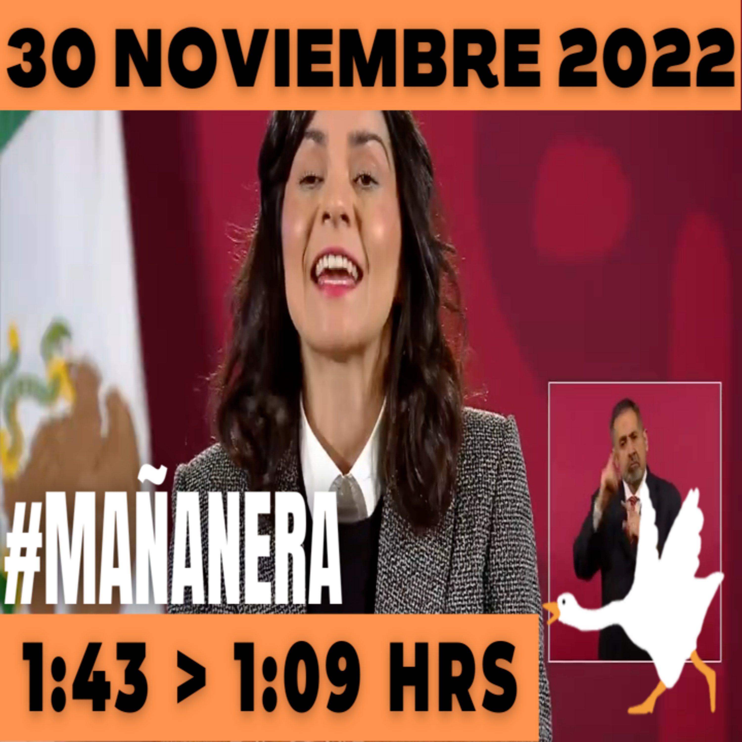 💩🐣 Conferencia de prensa matutina Miércoles 30 de Noviembre 2022 Presidente AMLO De 1:43 a 1:09. episode artwork