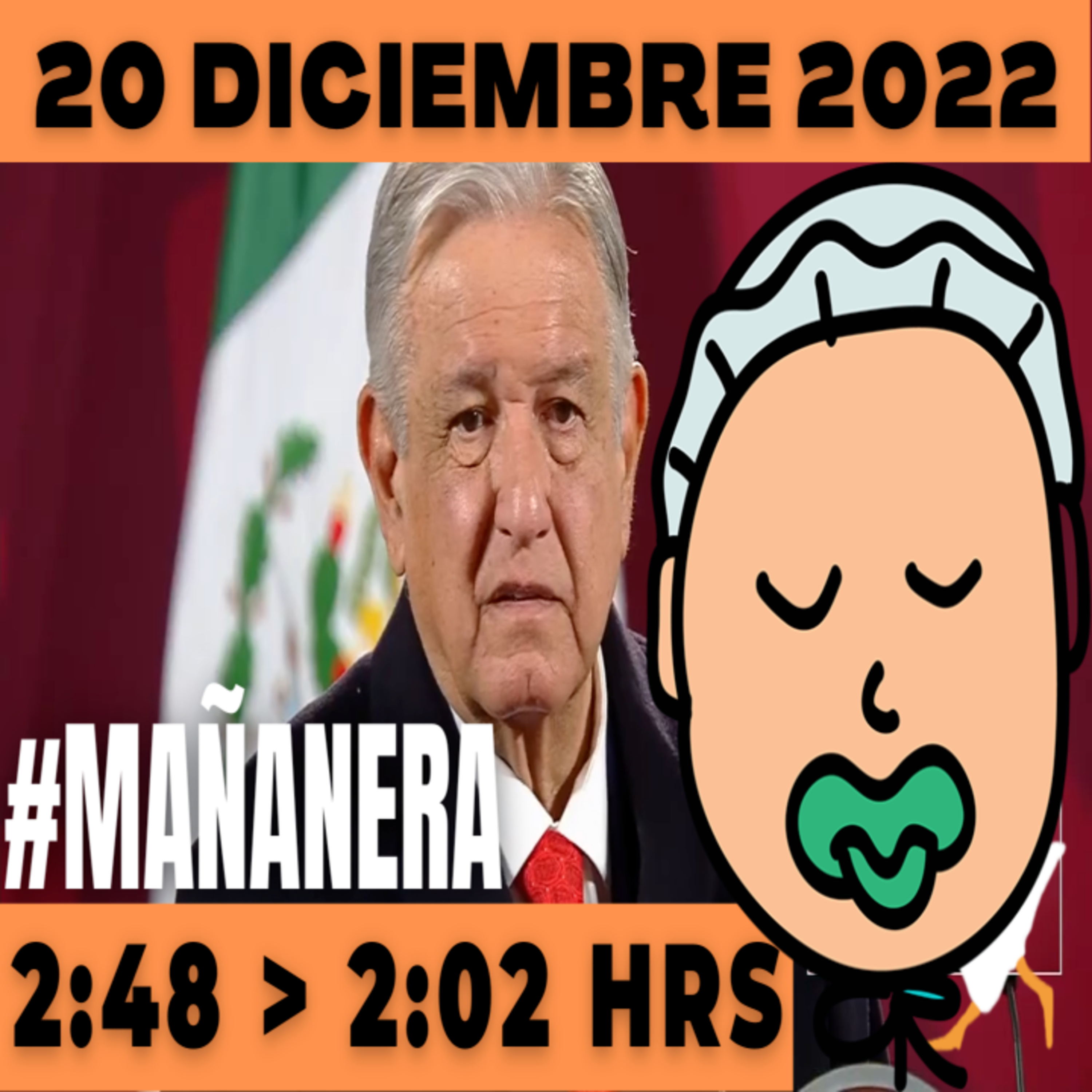 💩🐣👶 #AMLITO | Mañanera Martes 20 de Diciembre 2022 | El gansito veloz | De 2:48 a 2:02. episode artwork