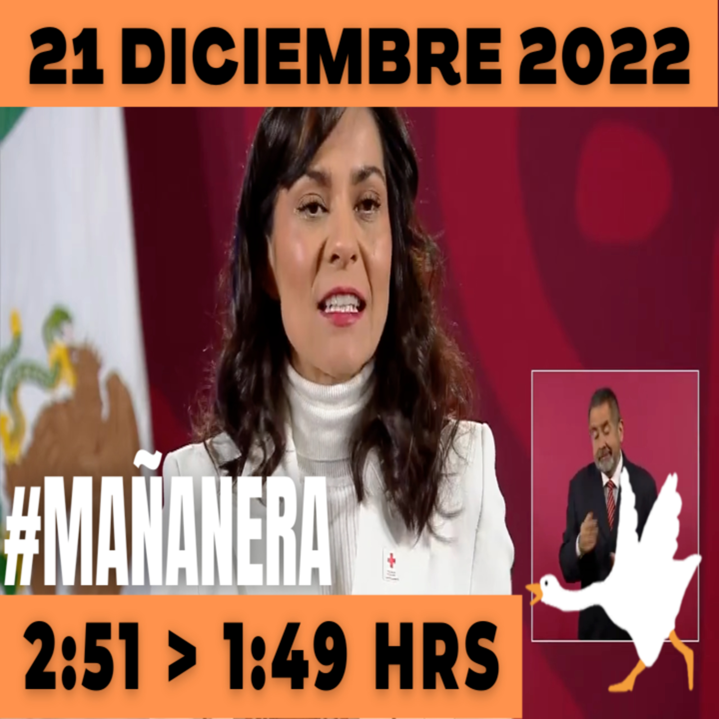 💩🐣 Conferencia de prensa matutina Miércoles 21 de Diciembre 2022 Presidente AMLO De 2:51 a 1:49. episode artwork