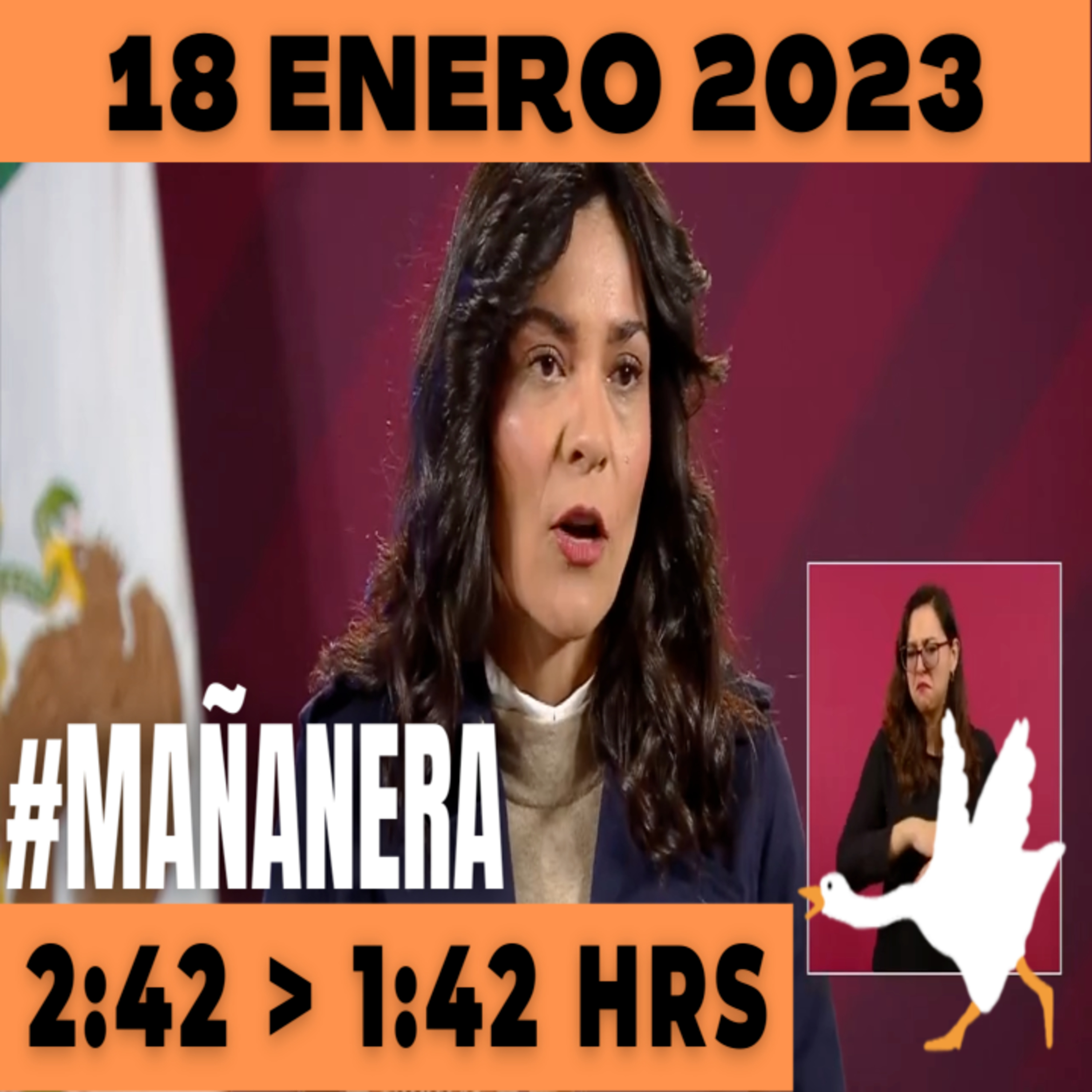 💩🐣 Conferencia de prensa matutina Miércoles 18 de Enero 2023 Presidente AMLO De 2:42 a 1:42. episode artwork