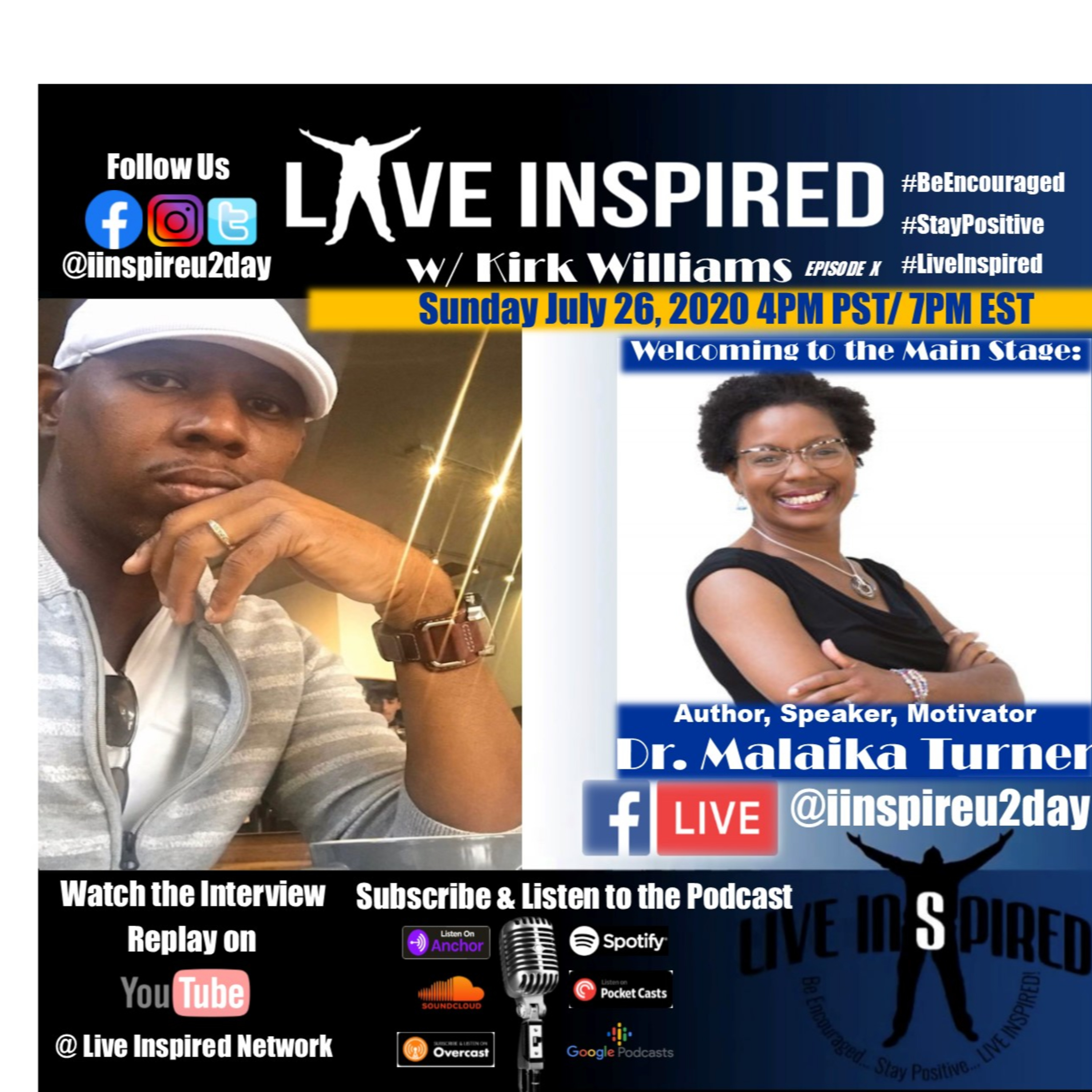 Live Inspired w/ Kirk Williams