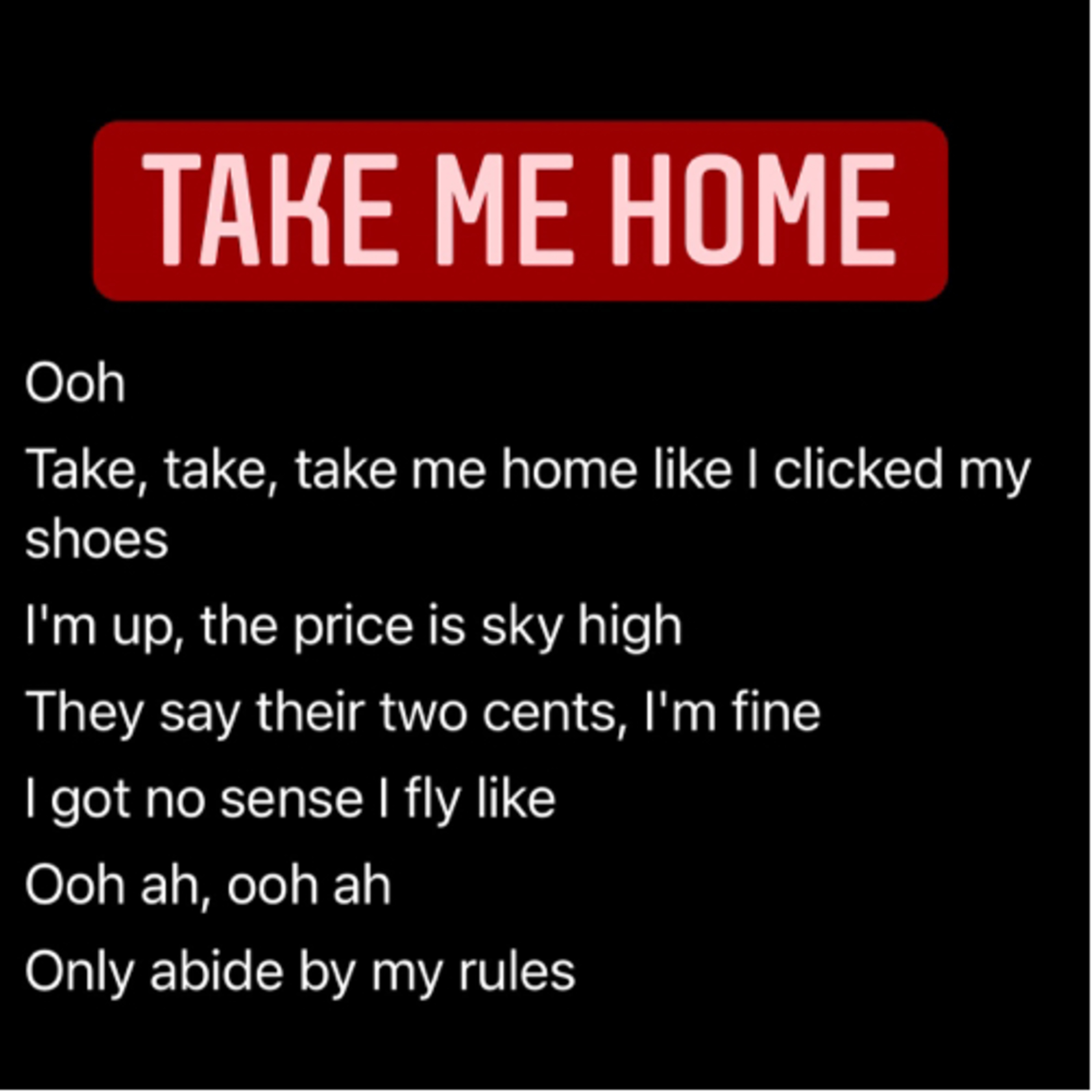 Take me Home episode artwork