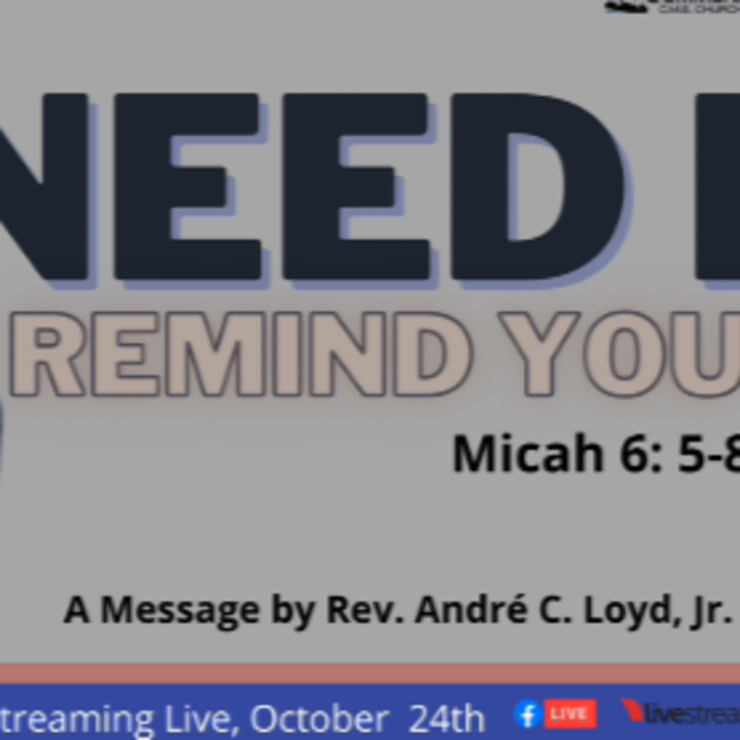 Need I Remind You episode artwork