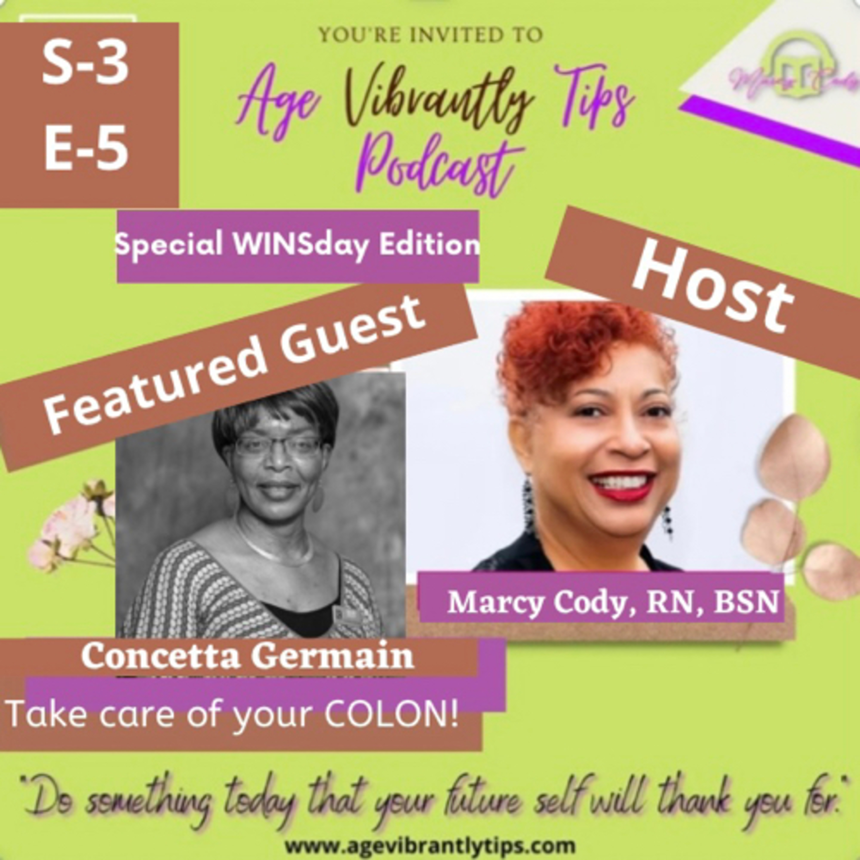 “Age Vibrantly Tips” Podcast🗣