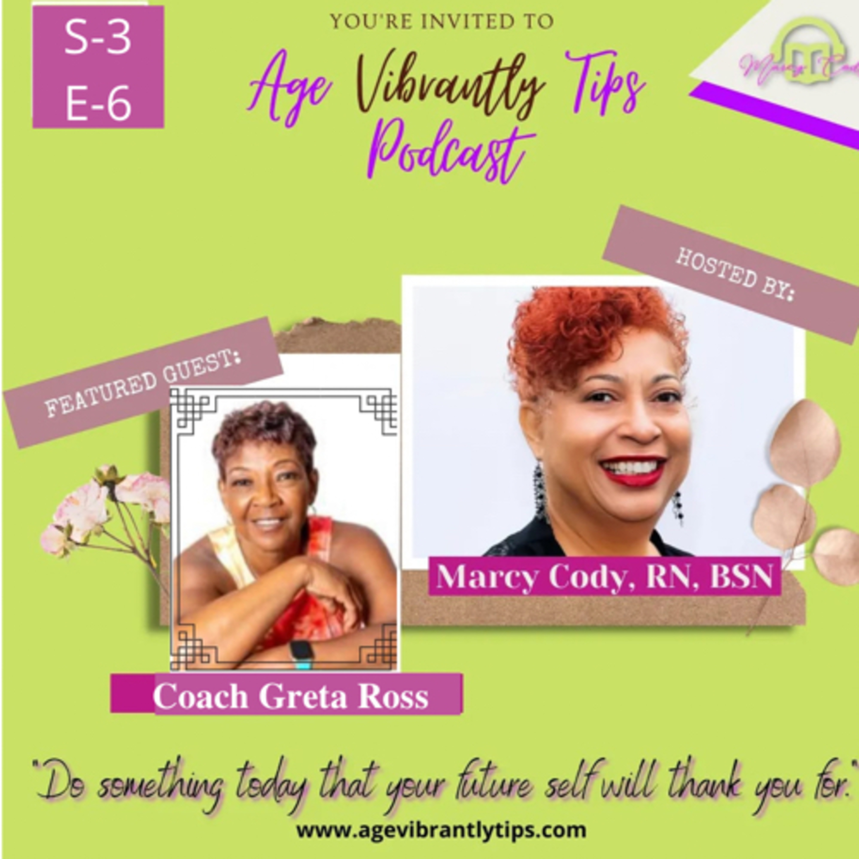 “Age Vibrantly Tips” Podcast🗣
