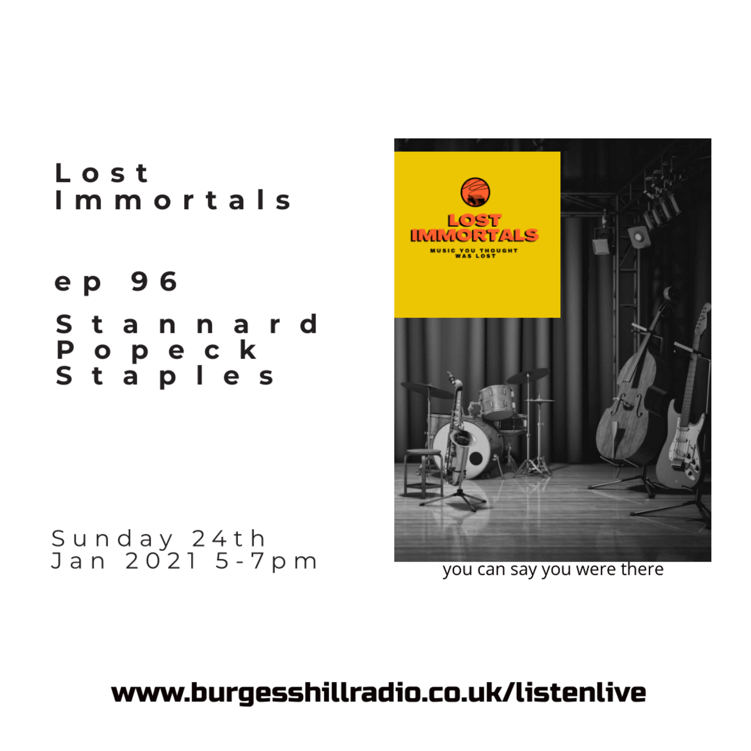 Lost Immortals and Radio Hieroglyphics with Roy Stannard and Matt Staples
