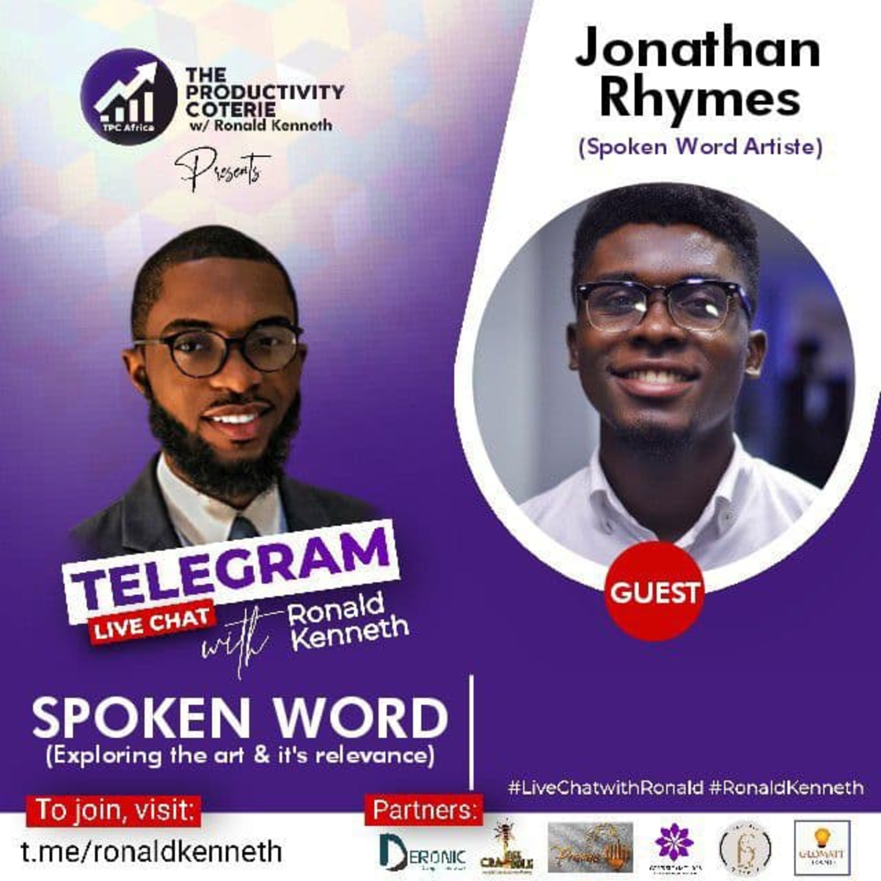 SPOKEN WORD - (Live Chat with Ronald Kenneth - Episode 4) ft. Jonathan Rhymes
