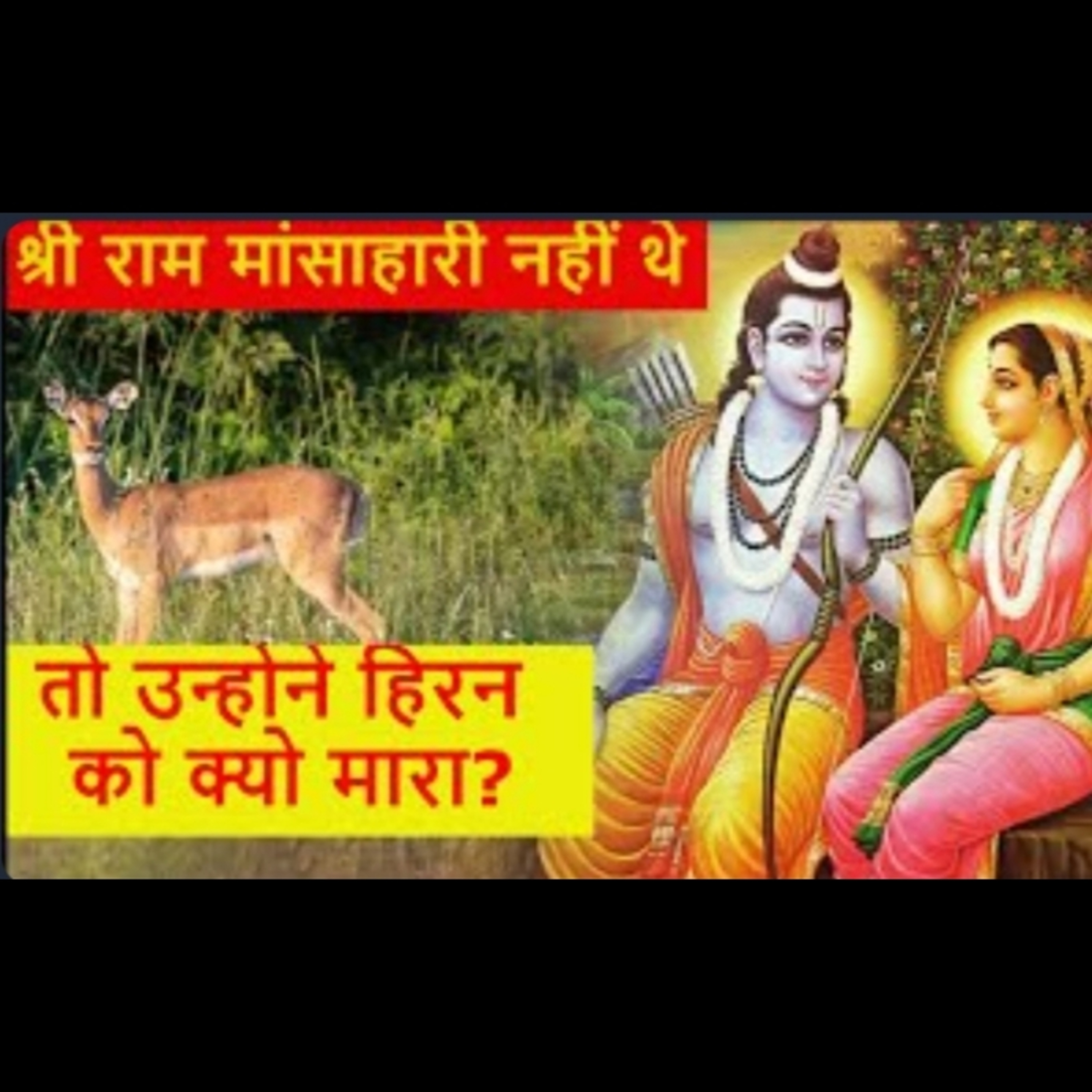 श्री राम मांसाहारी नहीं थे | तो उन्होने हिरन को क्यो मारा? episode artwork