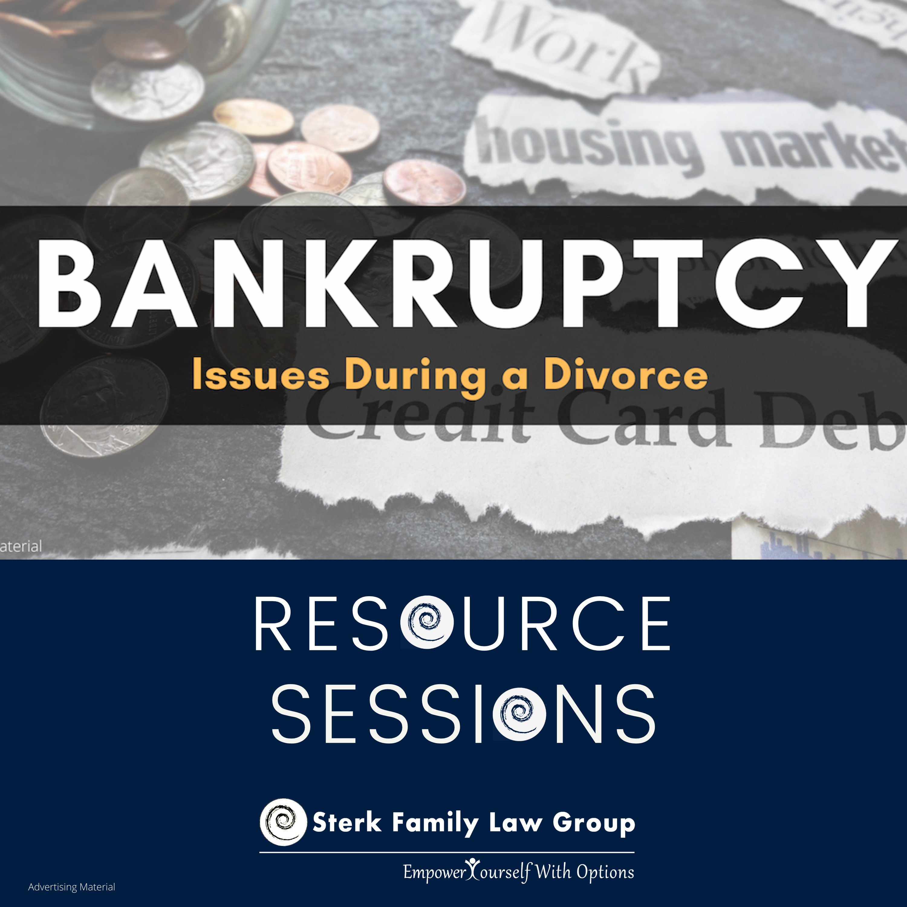 Bankruptcy Issues During a Divorce - Sterk Family Law Group with Attorney Firas Abunada episode artwork