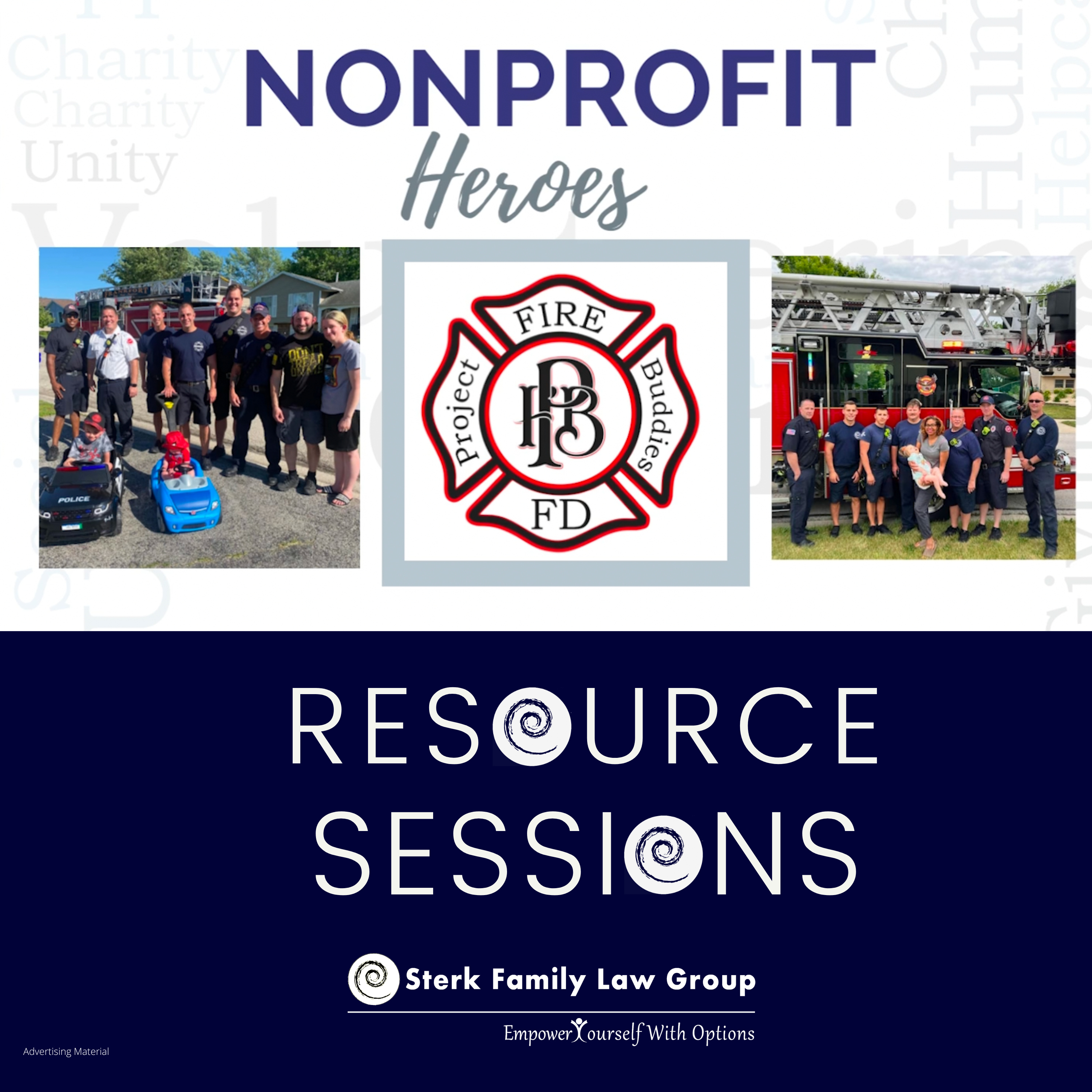 Project Fire Buddies - Non-Profit Heroes - Sterk Family Law Group episode artwork
