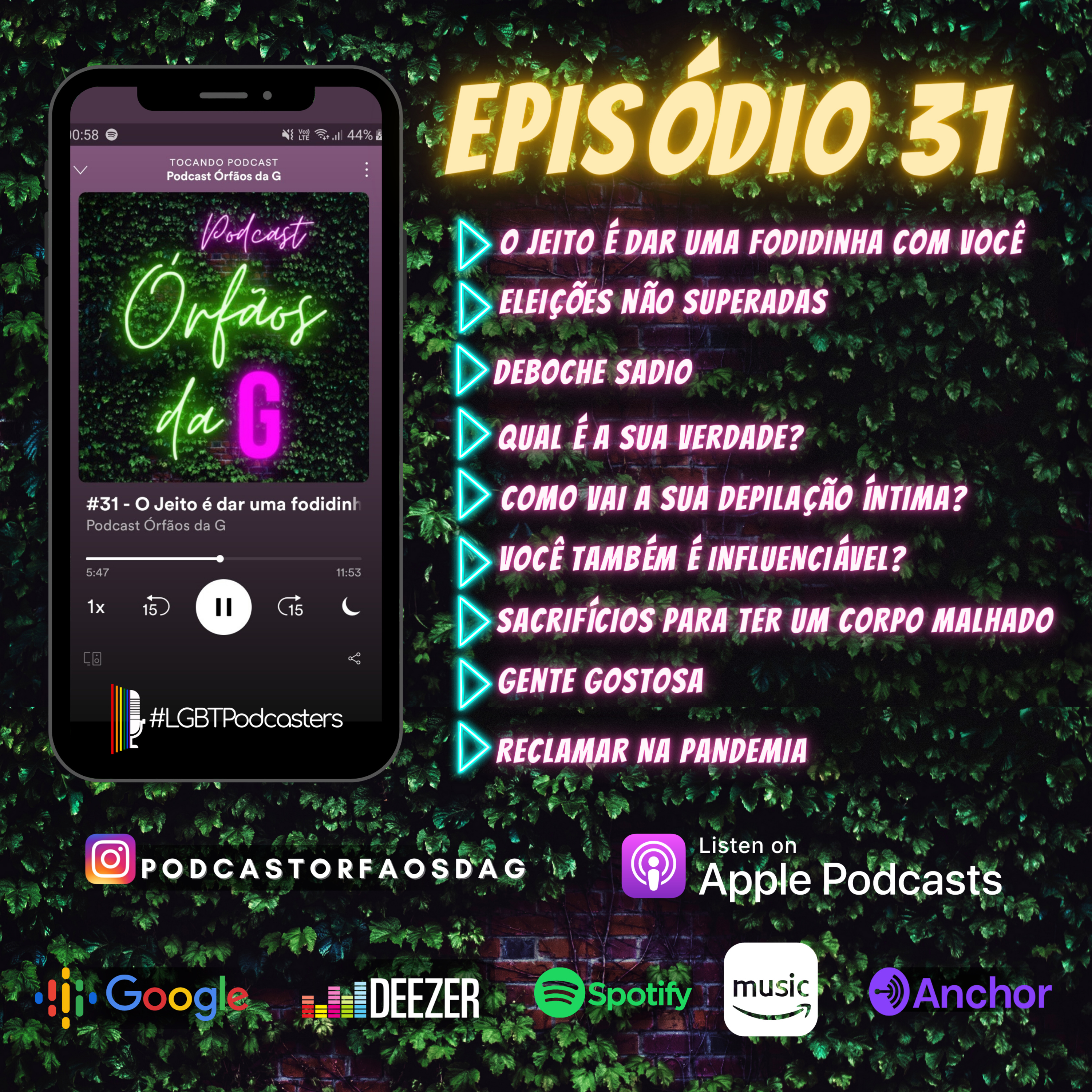Podcast Órfãos da G