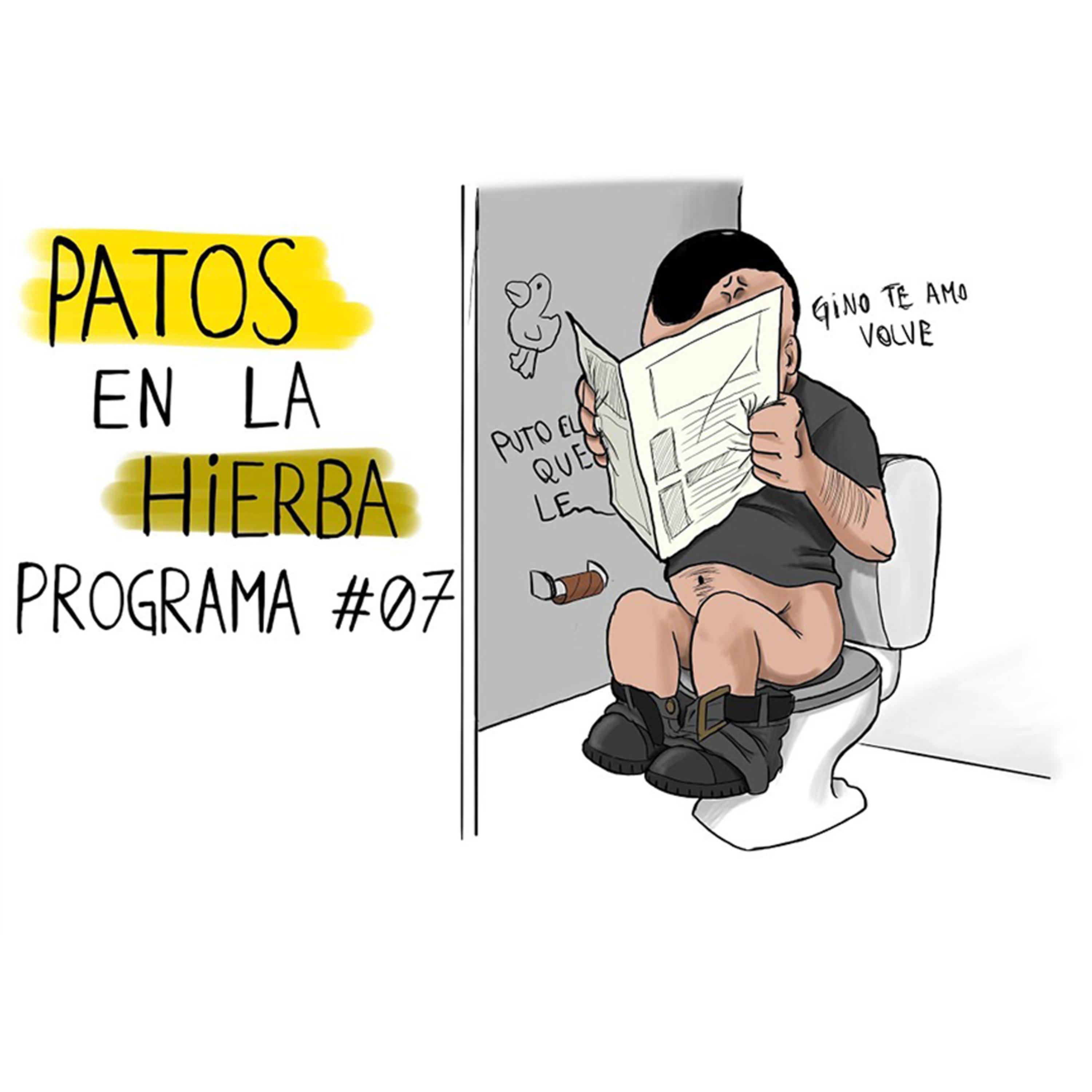 Patos en la Hierba