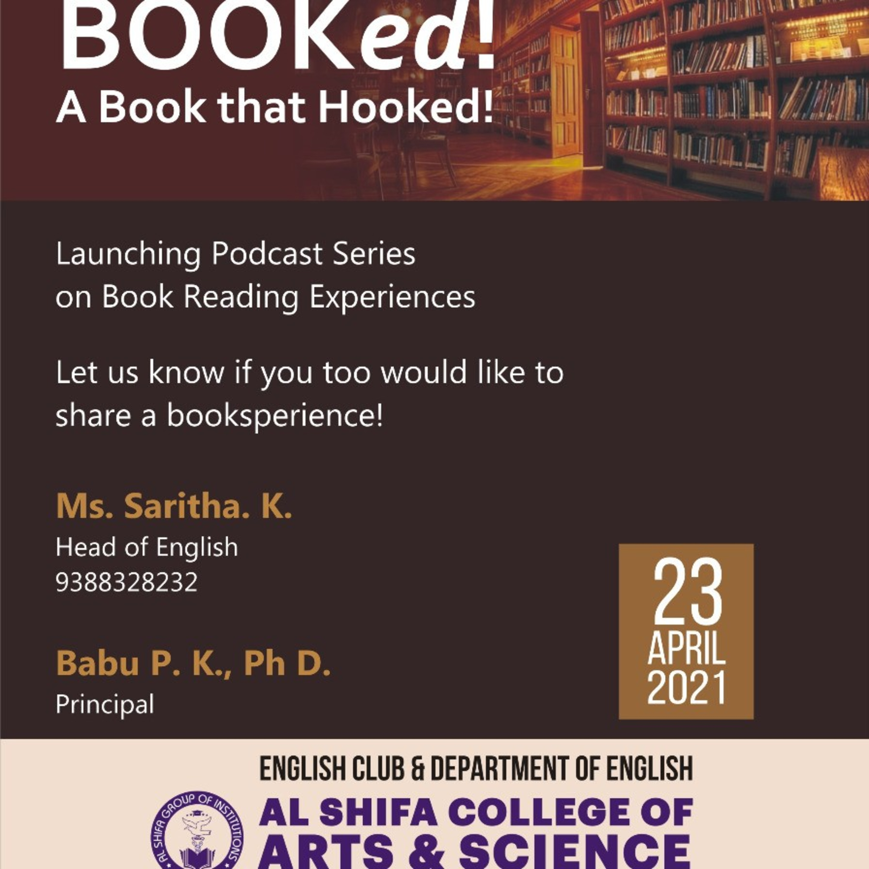 World Book Day Series- Launched on 23 April 21 episode artwork