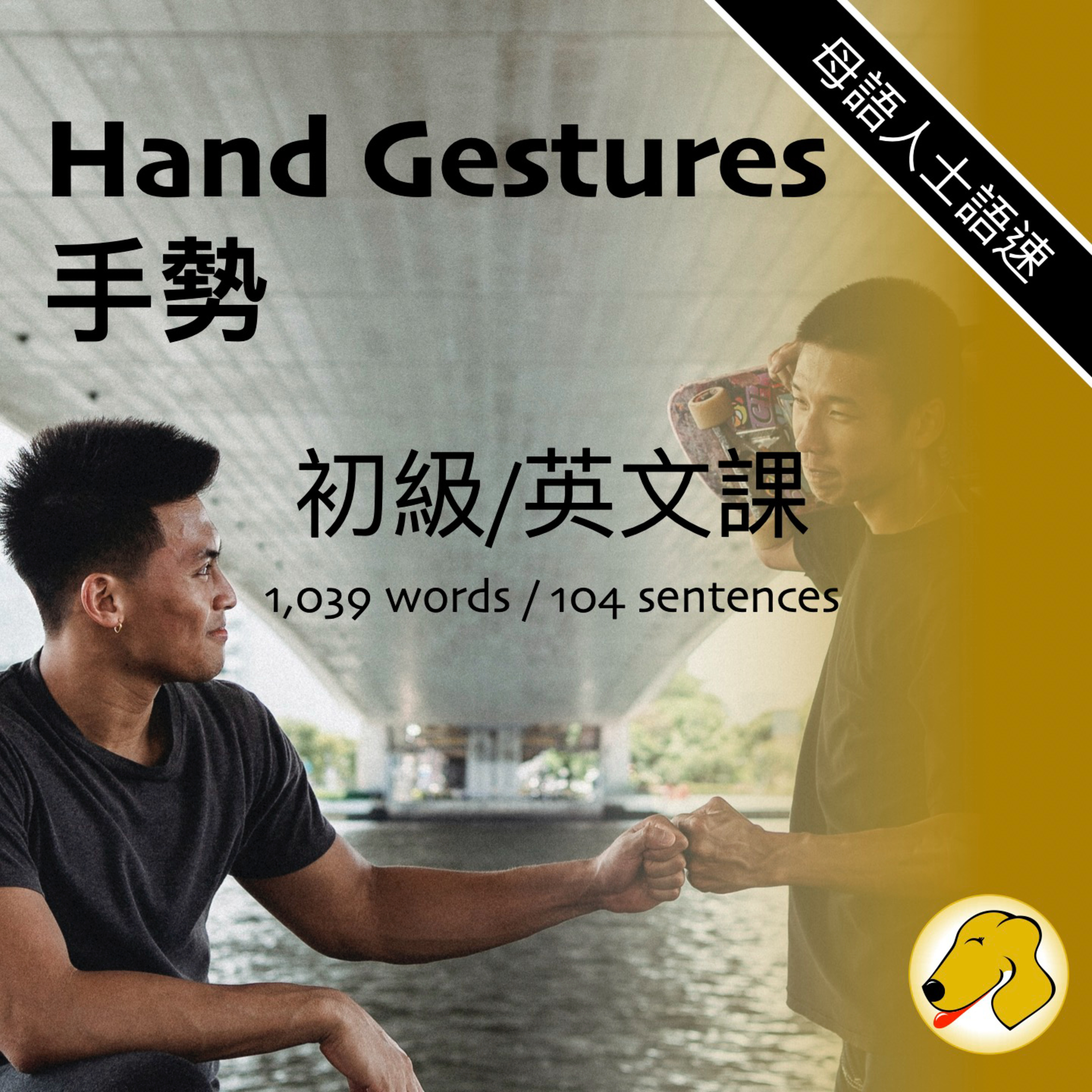Hand Gestures / 手勢 - 英文課 (native speed)