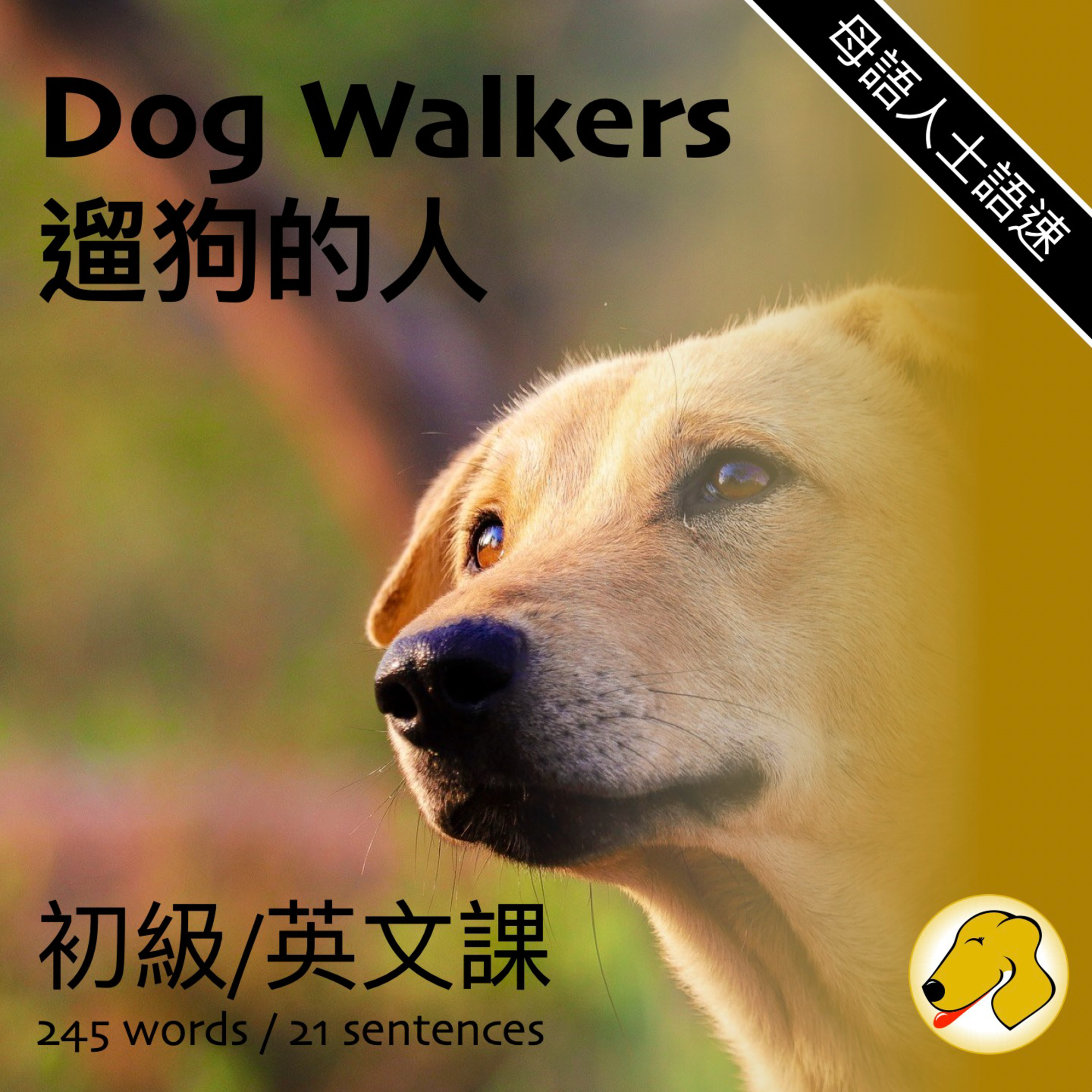 Dog Walkers / 遛狗的人 - 英文課 (native speed)