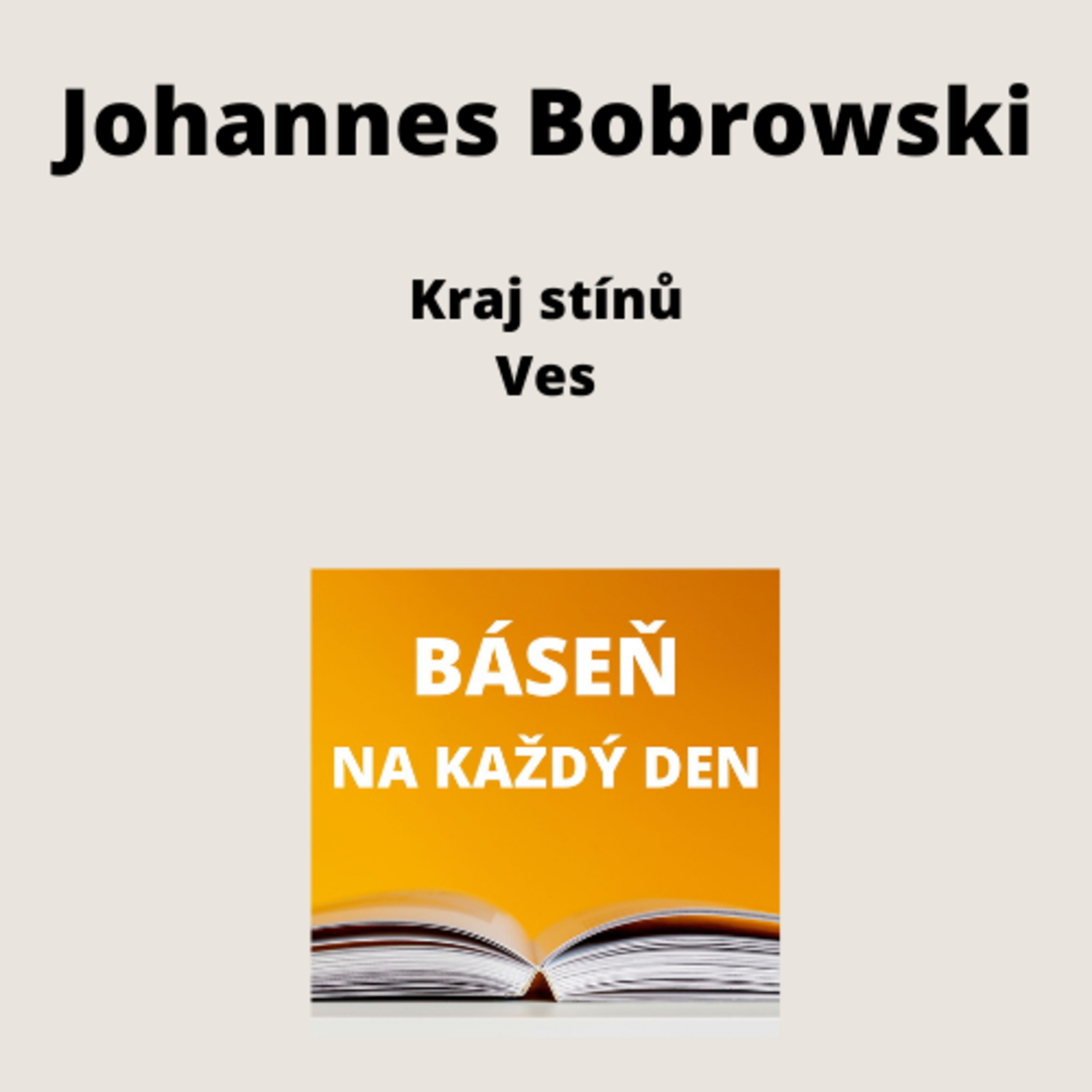 Báseň na každý den