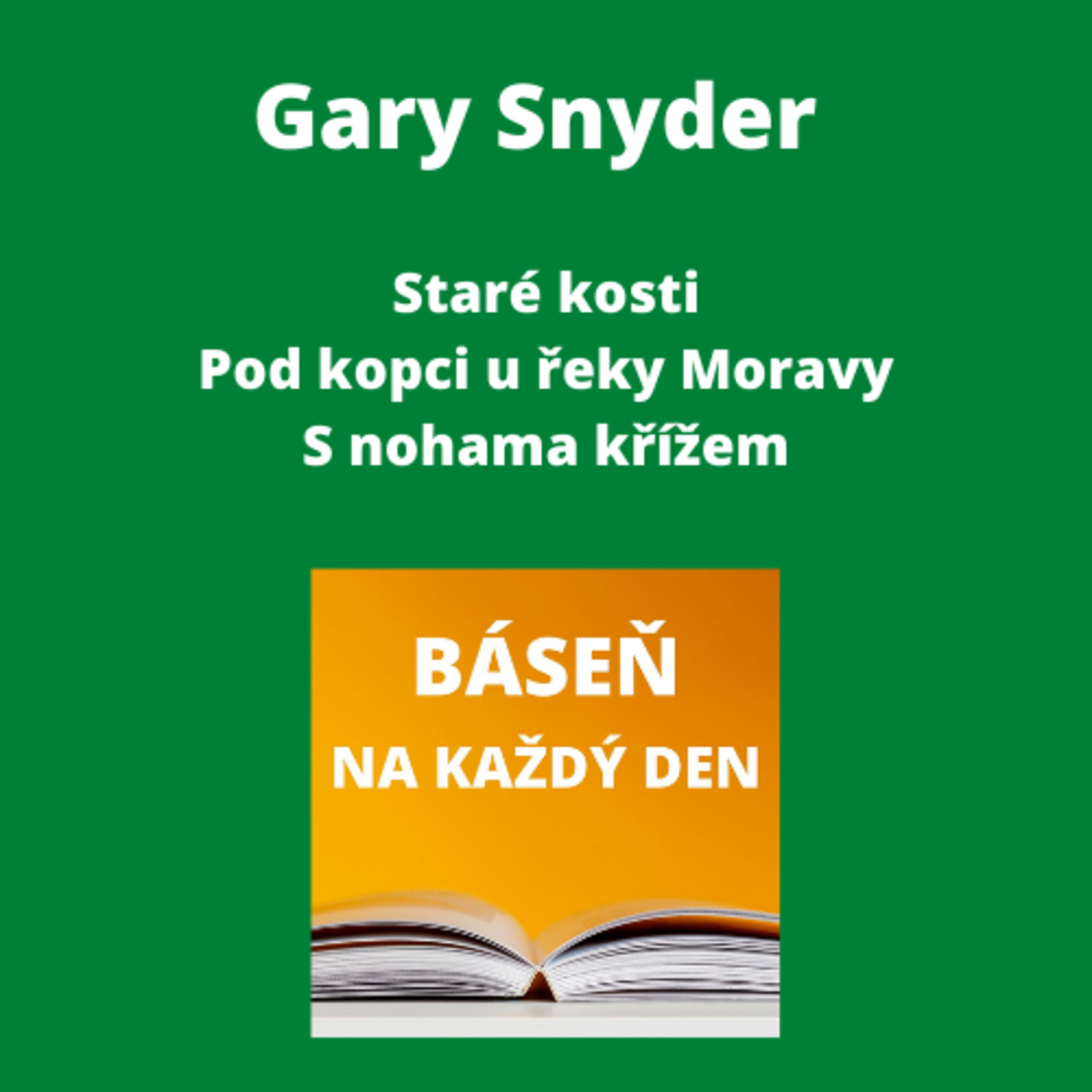 Gary Snyder - Staré kosti + Pod kopci u řeky Moravy + S nohama křížem episode artwork