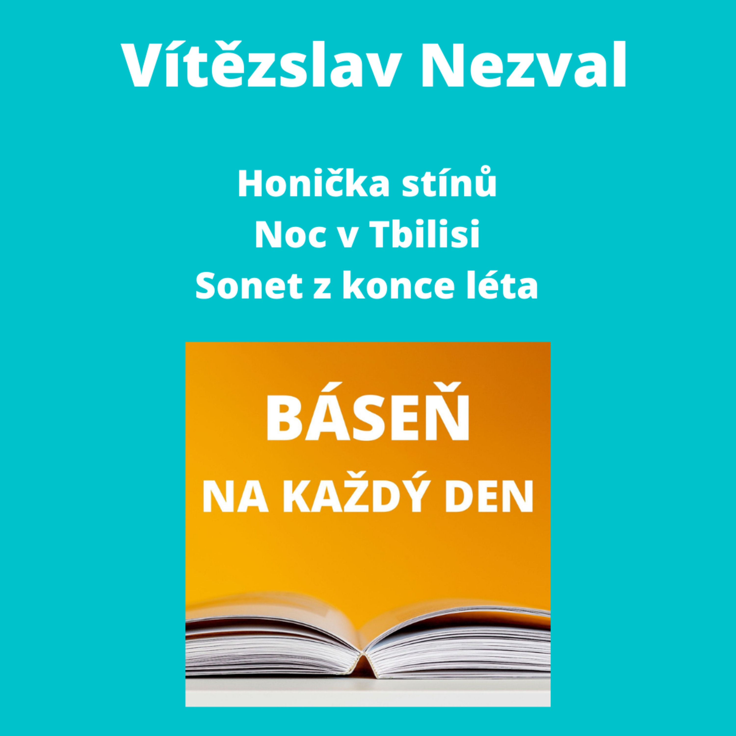 Vítězslav Nezval - Honička stínů + Noc v Tbilisi + Sonet z konce léta episode artwork