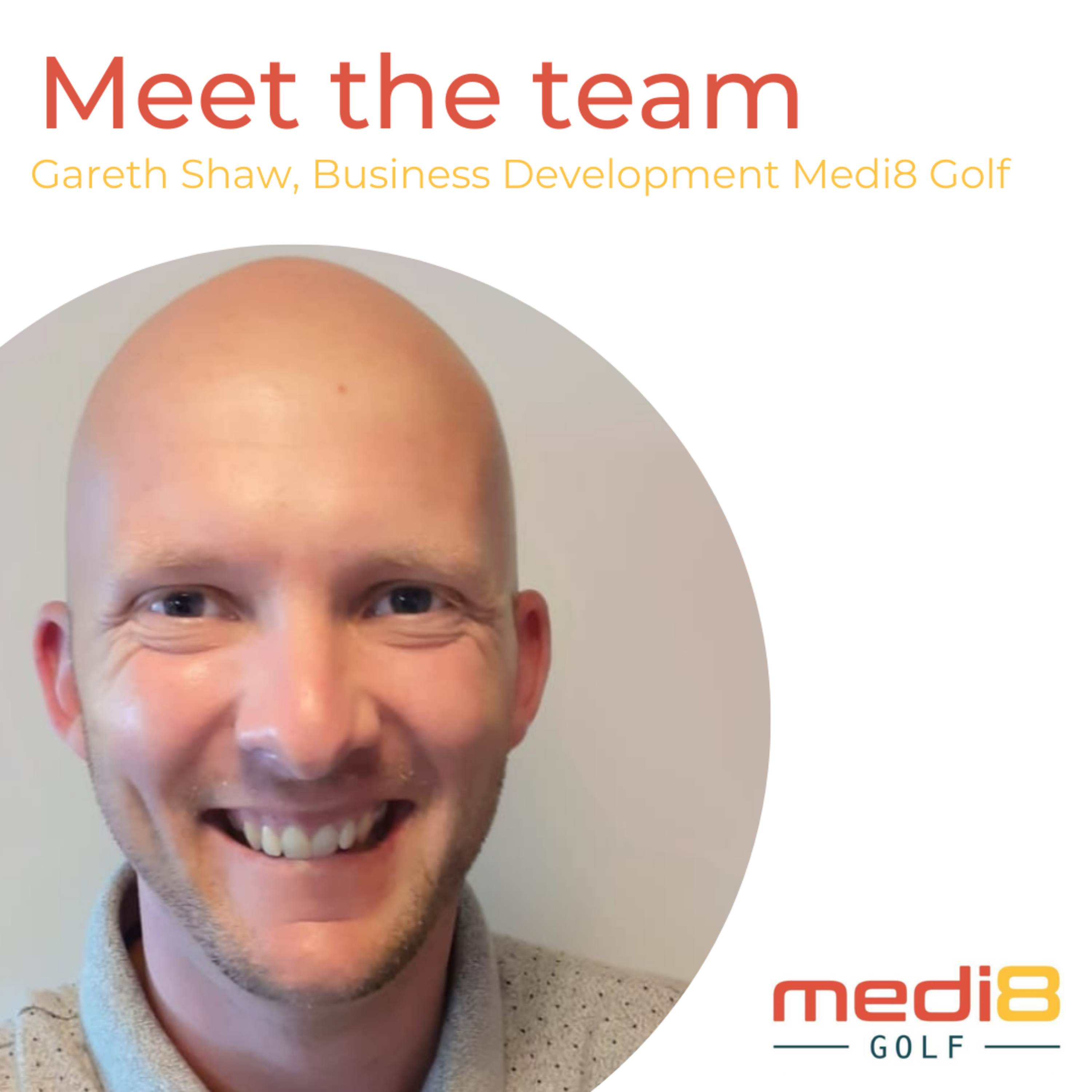 Medi8 Golf Podcast - Meet the team - Gareth Shaw, Business Development Medi8 Golf 