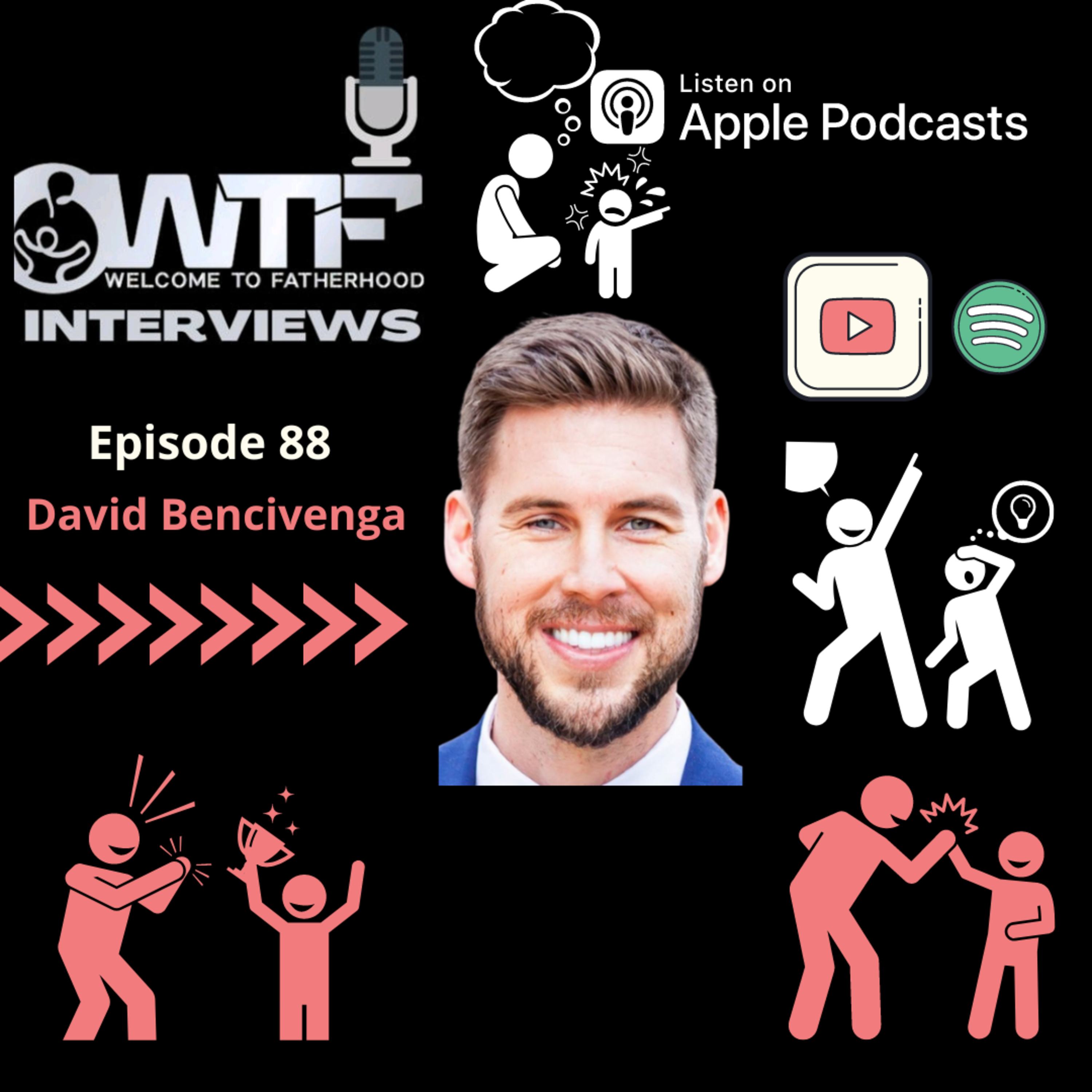 "Don't be afraid to be present" Episode 88 with David "Mr. B" Bencivenga episode artwork